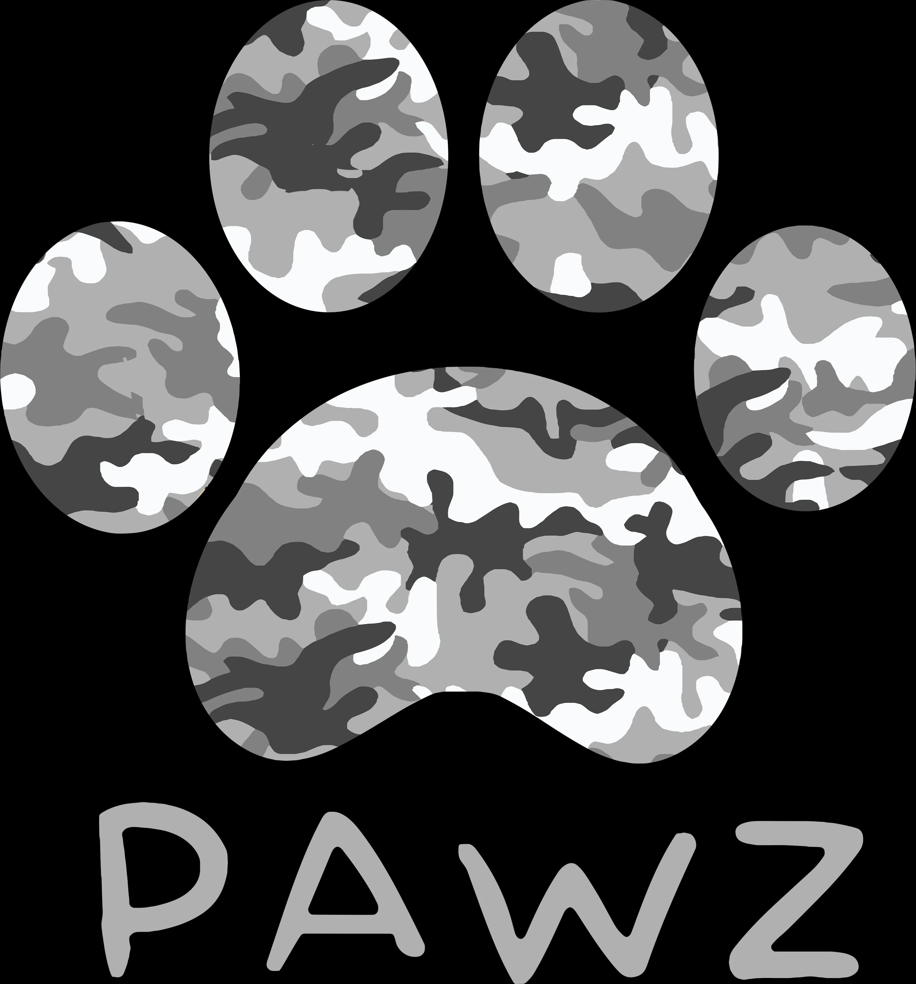 Gray Camo (Adult Hoodie) sold by PAWZ product image thumbnail 3