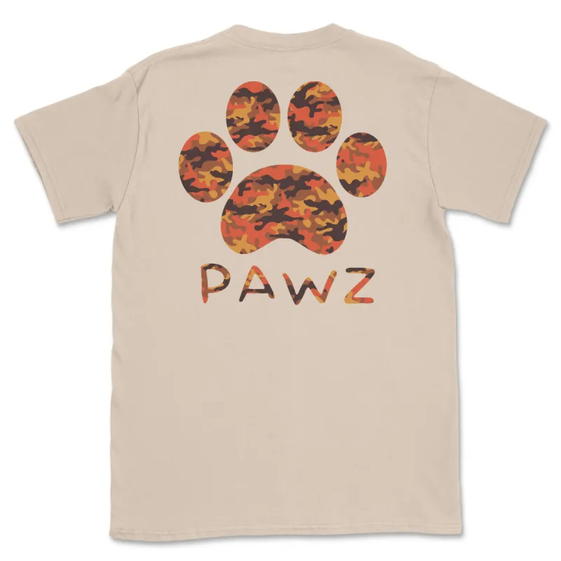 Autumn Camo (Adult Short Sleeve T-Shirt) sold by PAWZ