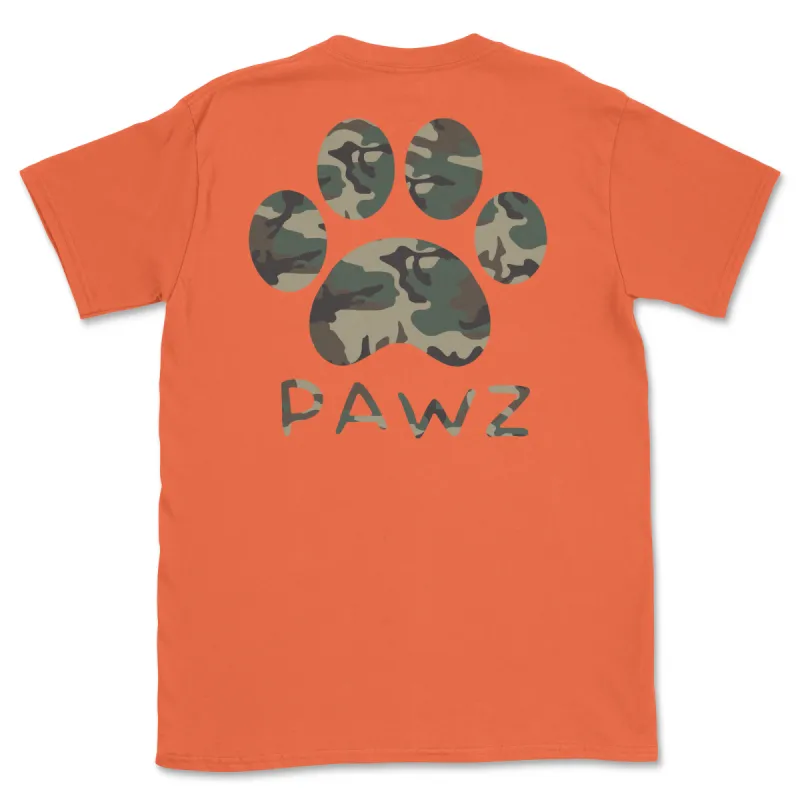 Armed Forces Camo (Adult Short Sleeve T-Shirt) sold by PAWZ