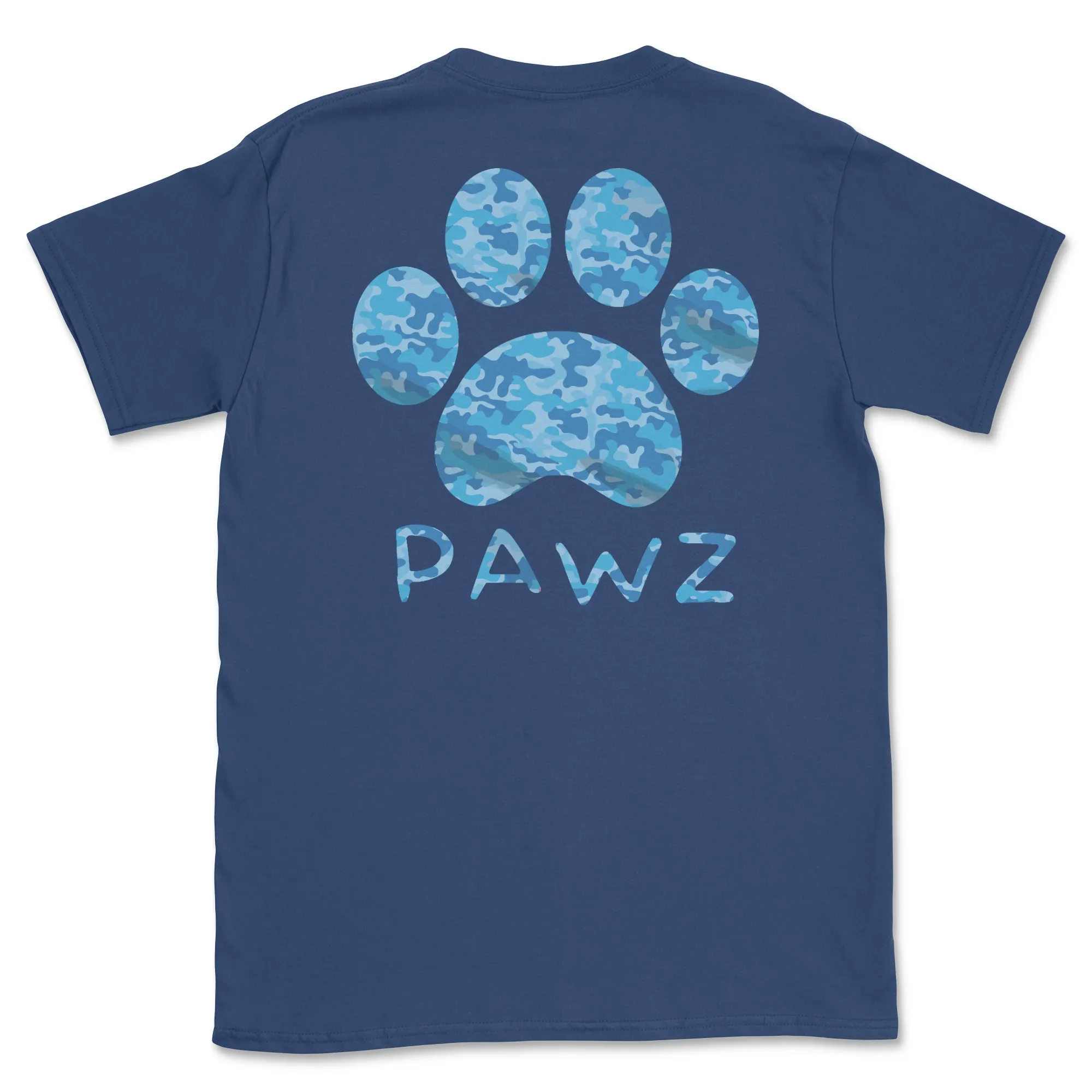 Ocean Camo (Adult Short Sleeve T-Shirt) sold by PAWZ