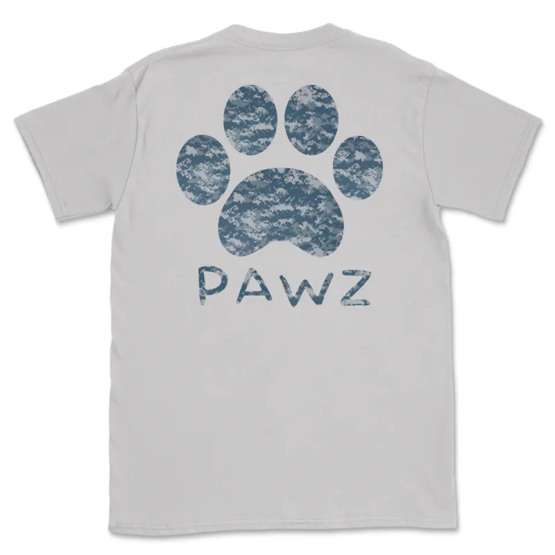 Navy Camo (Adult Short Sleeve T-Shirt) sold by PAWZ