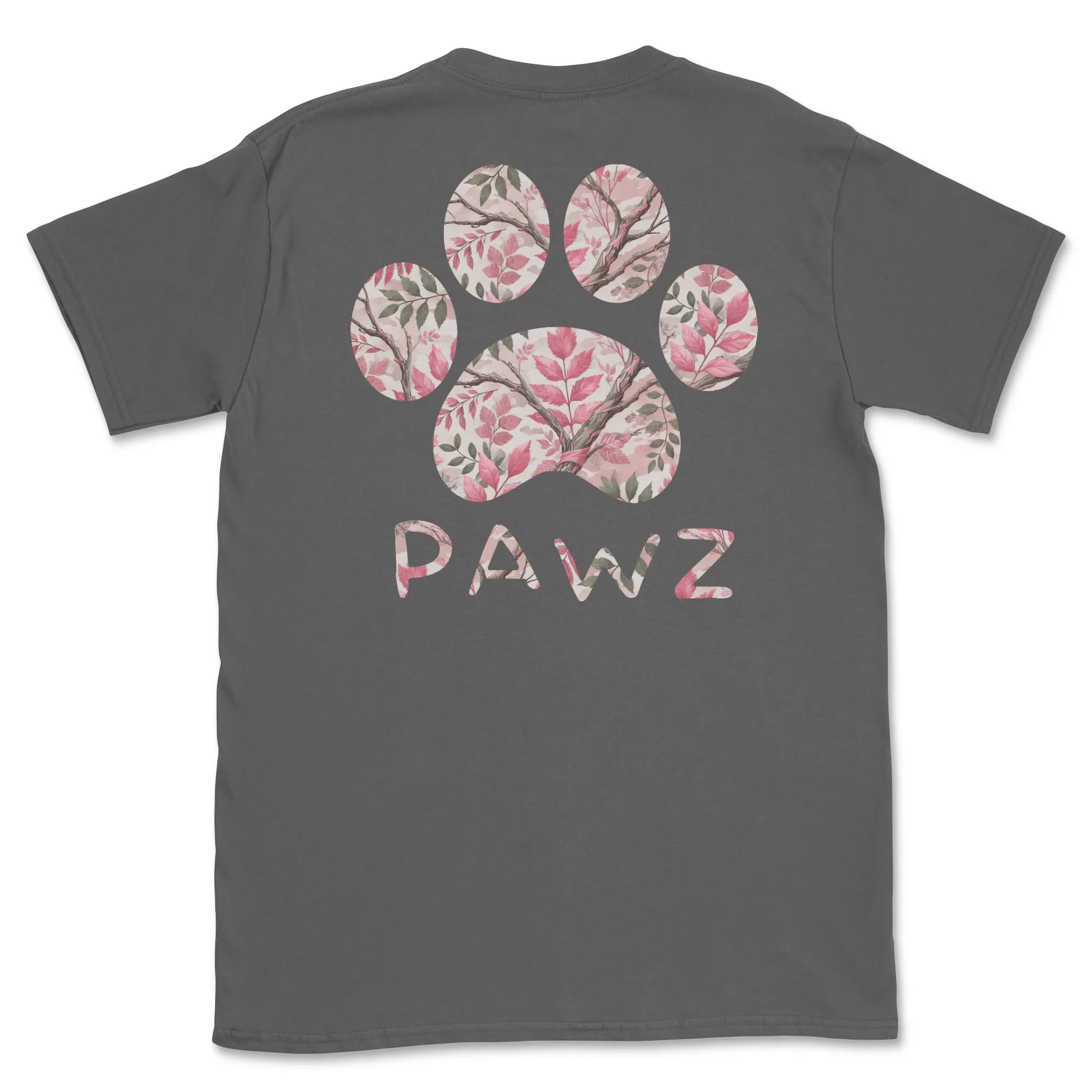 Pink Tree Camo (Adult Short Sleeve T-Shirt) sold by PAWZ