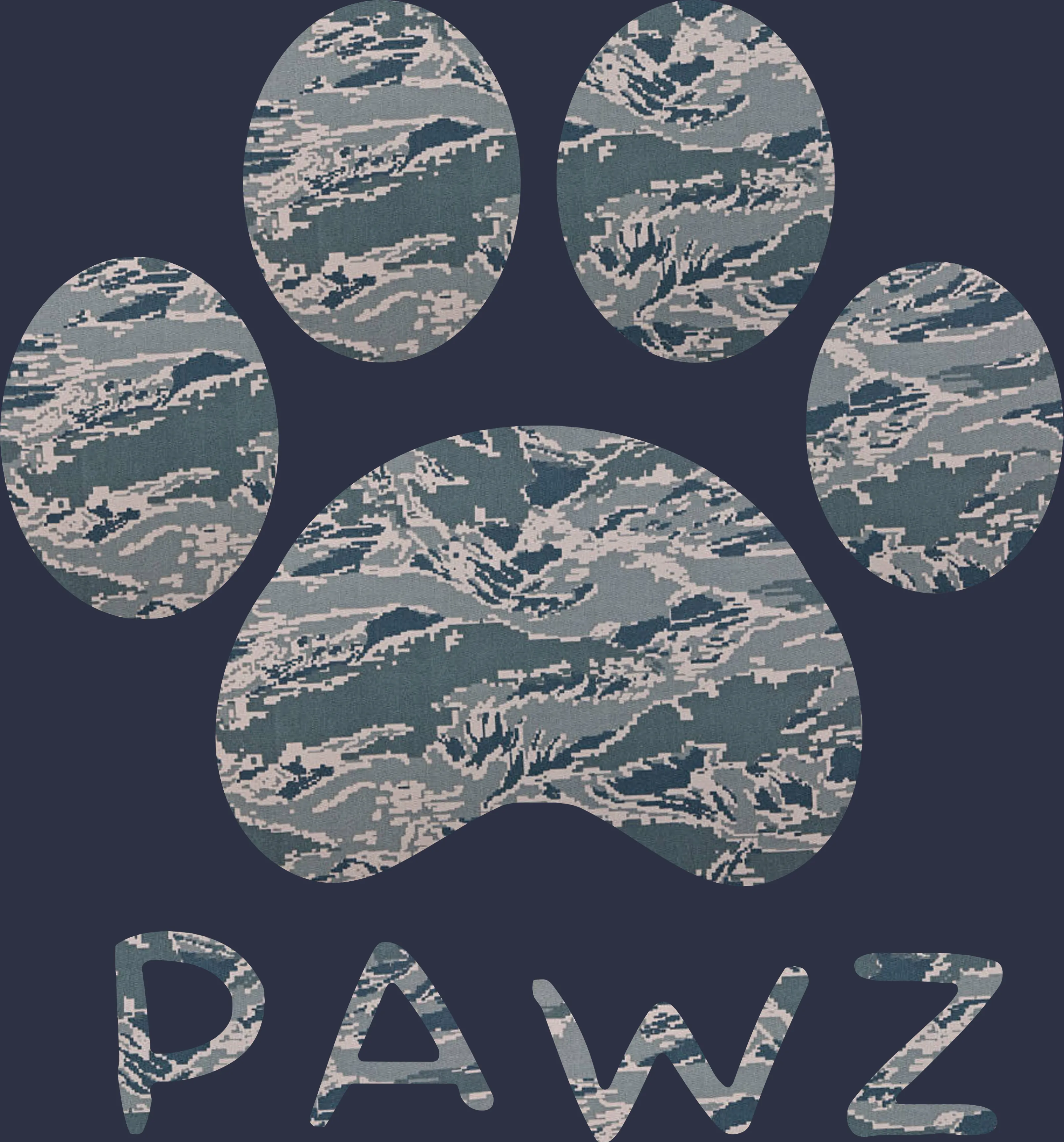 Air Force Camo (Adult Short Sleeve T-Shirt) sold by PAWZ product image thumbnail 3
