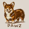 Corgi (Adult Hoodie) sold by PAWZ