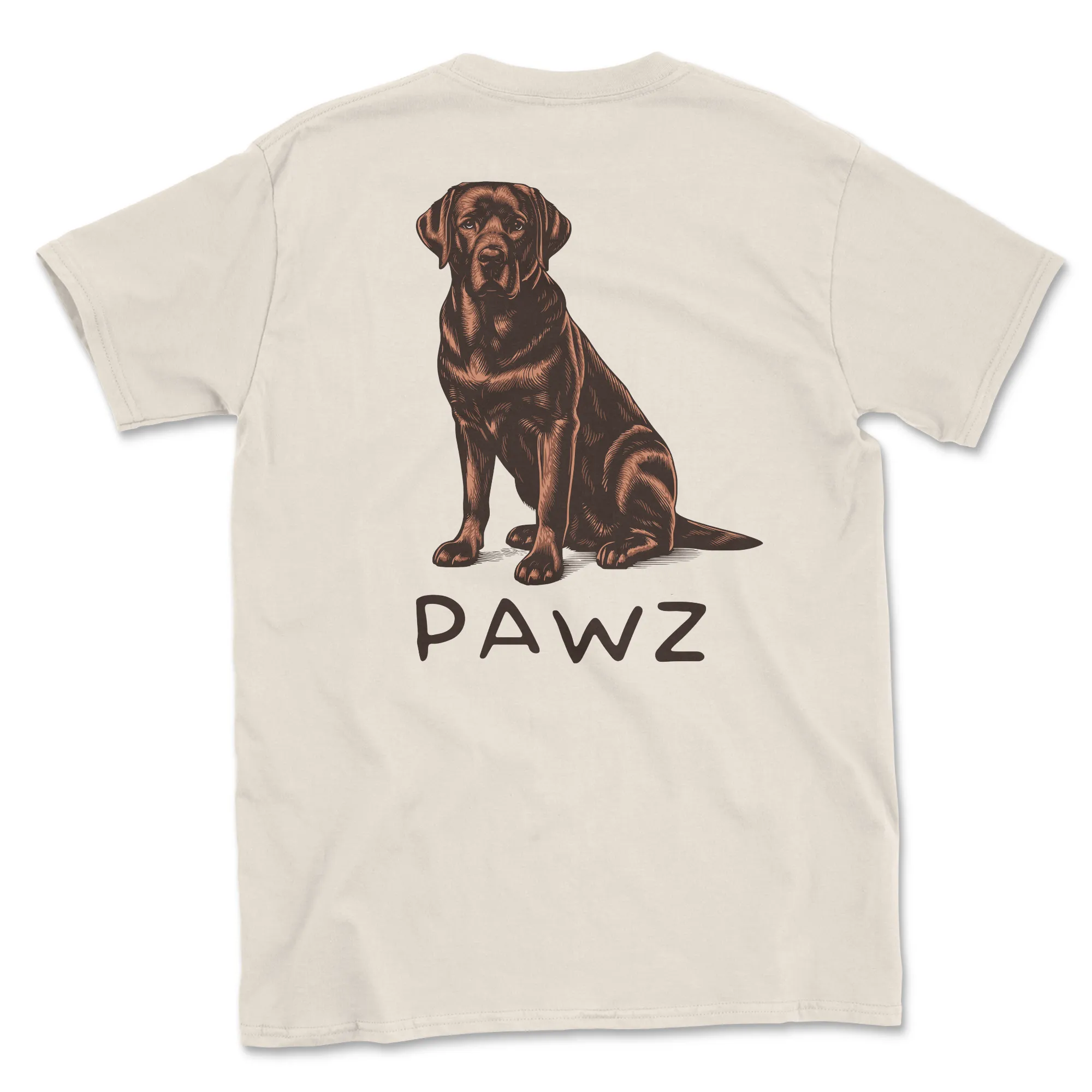 Labrador Retriever (Adult Short Sleeve T-Shirt) sold by PAWZ