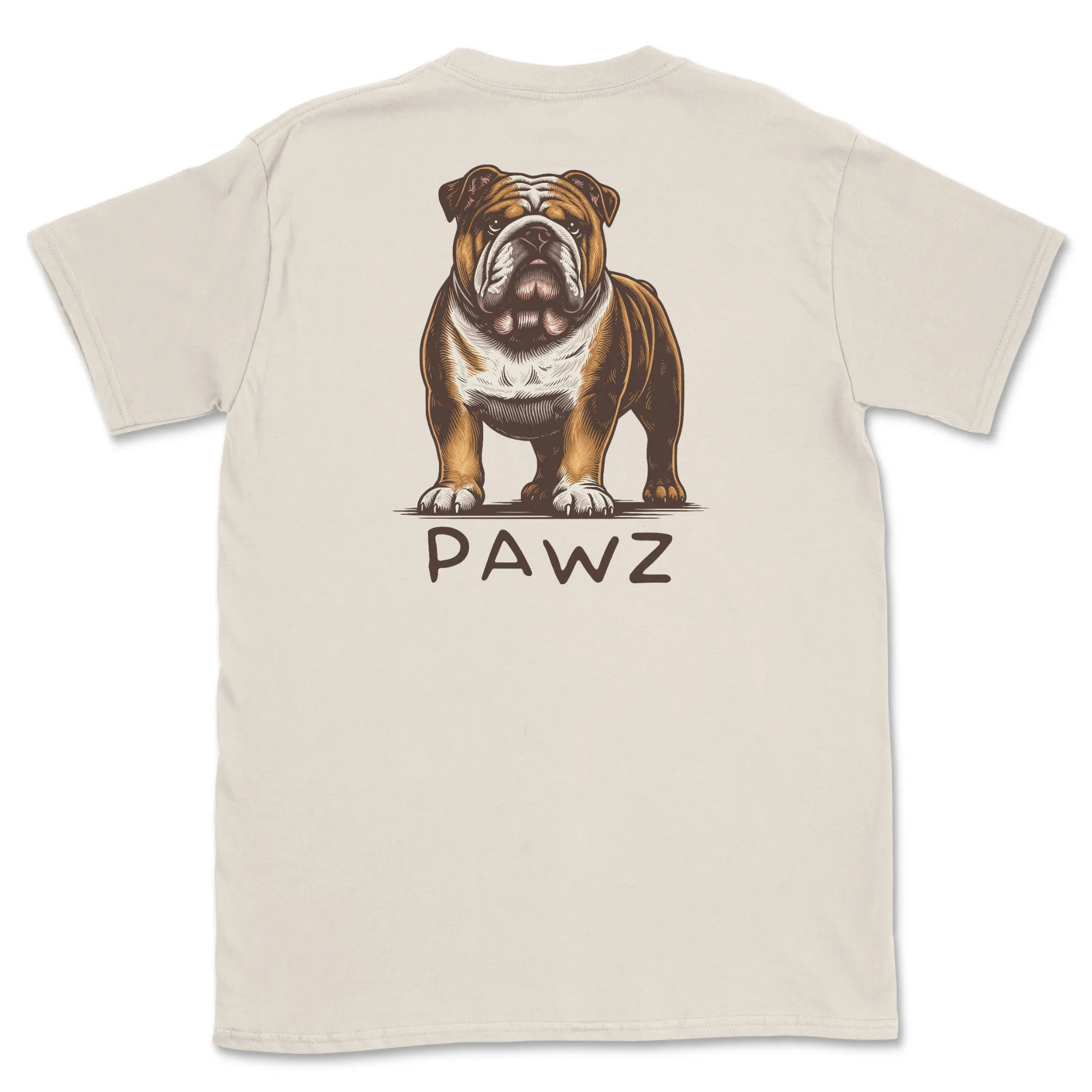 Bulldog (Adult Short Sleeve T-Shirt) sold by PAWZ