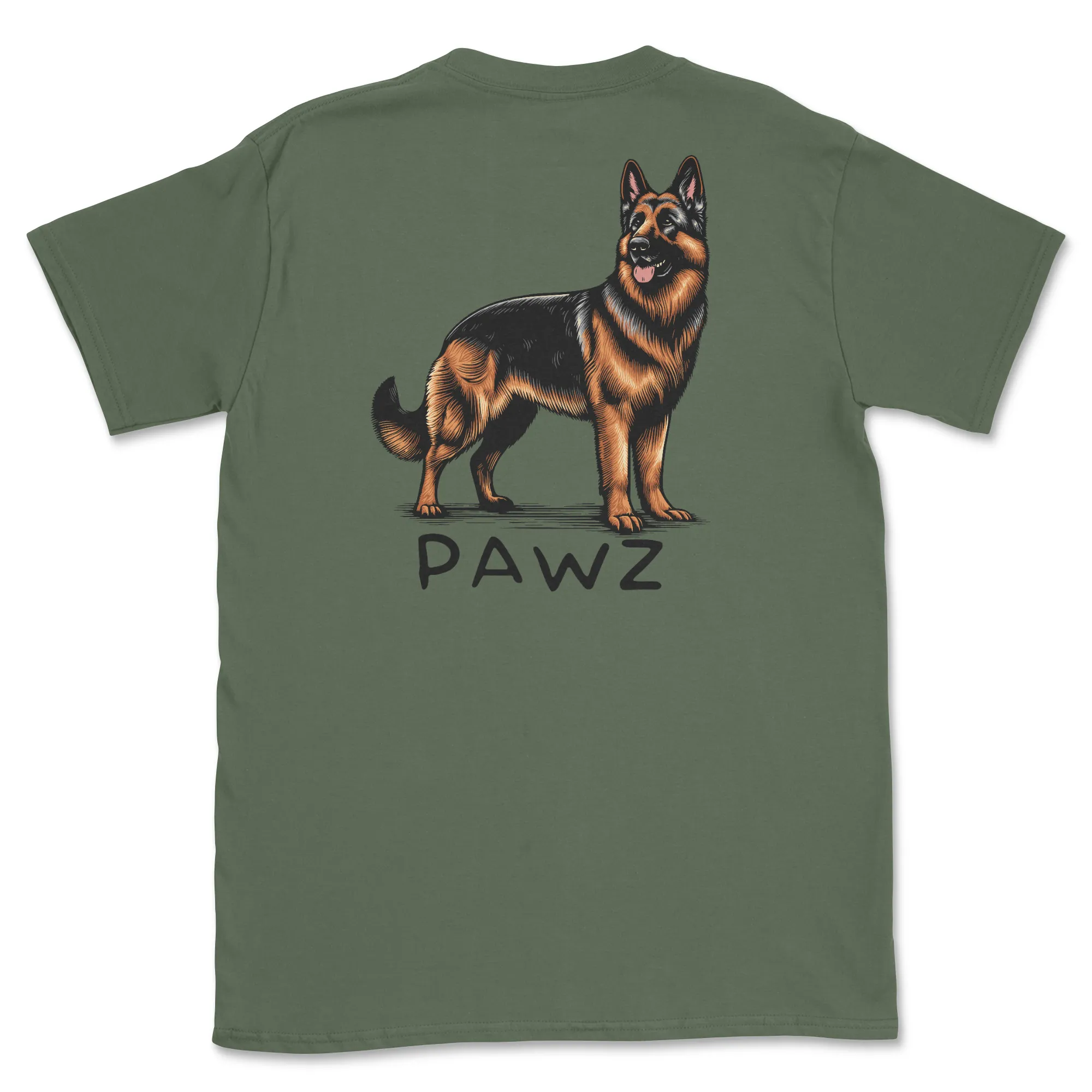 German Shepherd (Adult Short Sleeve T-Shirt) sold by PAWZ