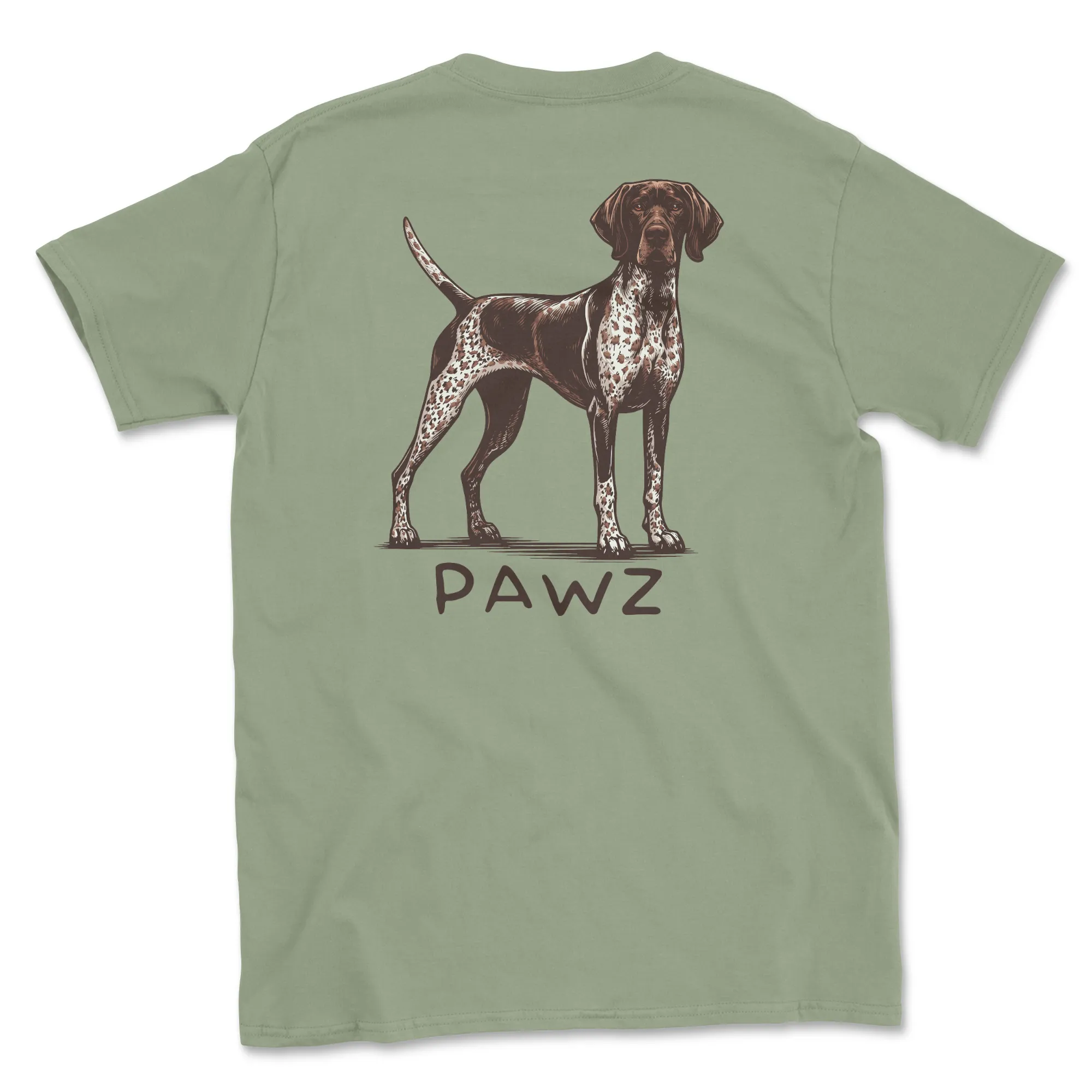 Shorthaired Pointer (Adult Short Sleeve T-Shirt) sold by PAWZ