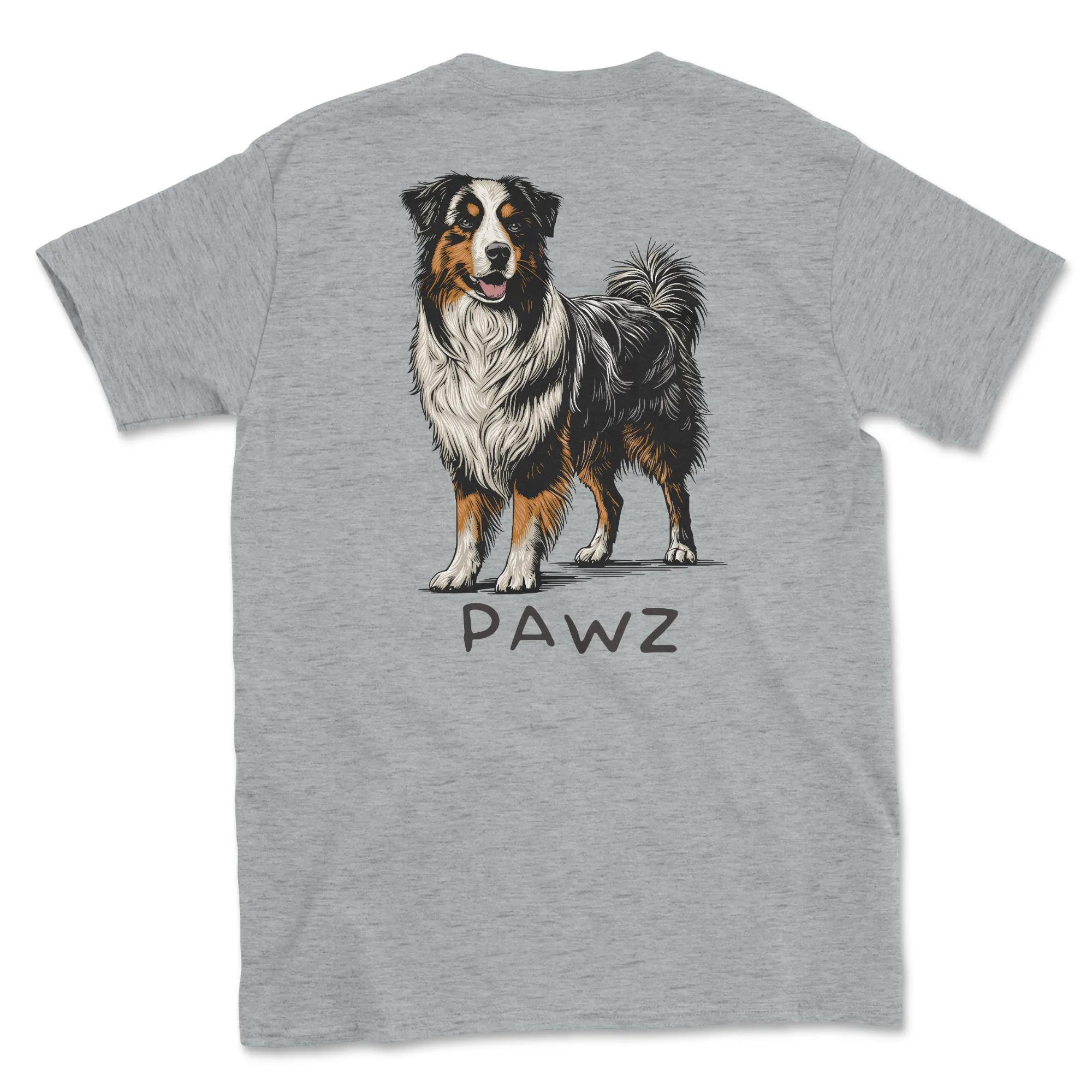 Aussie (Adult Short Sleeve T-Shirt) sold by PAWZ