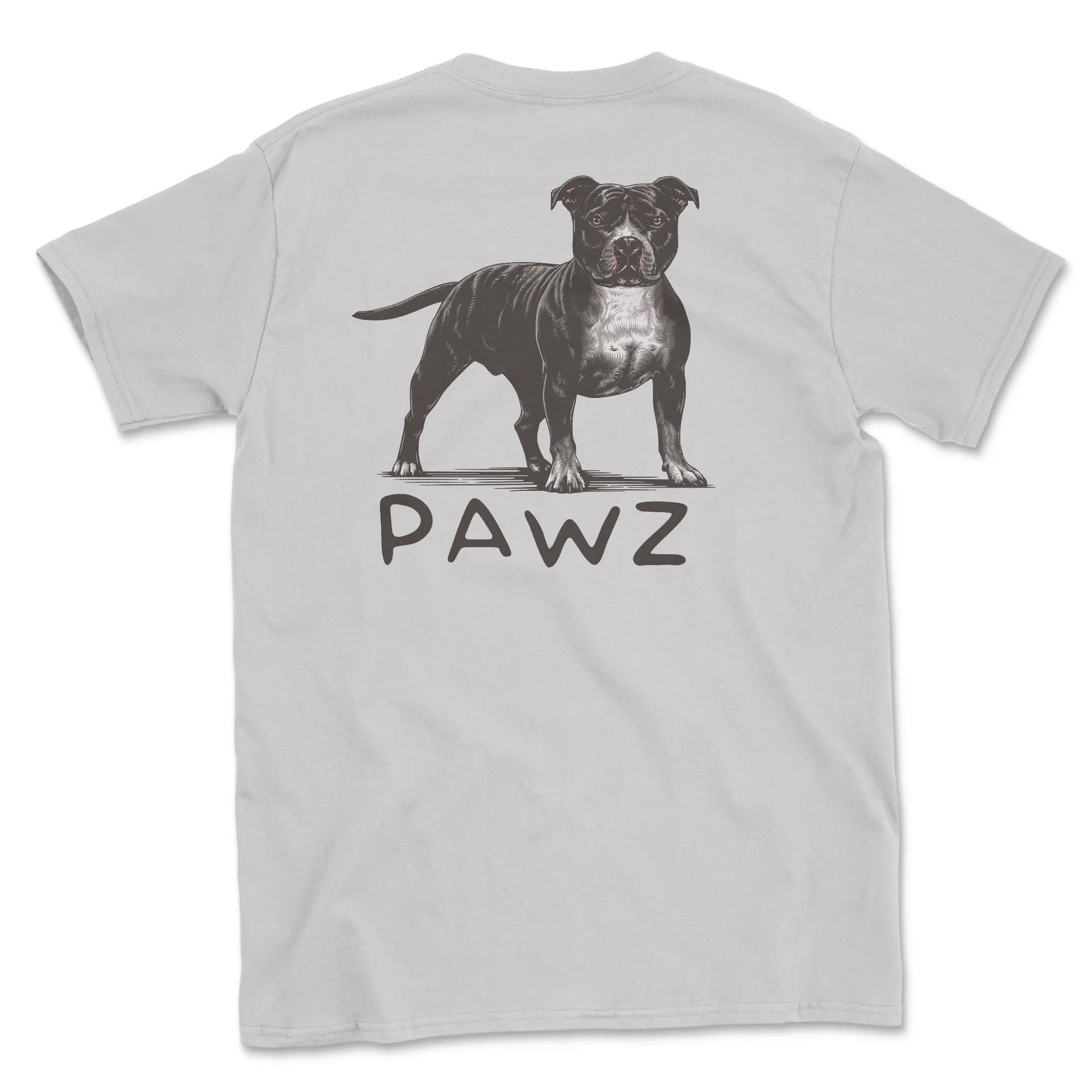 Staffie (Adult Short Sleeve T-Shirt) sold by PAWZ