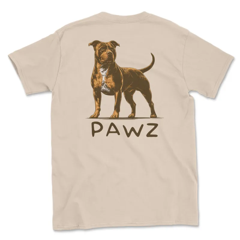 Pitbull (Adult Short Sleeve T-Shirt) sold by PAWZ
