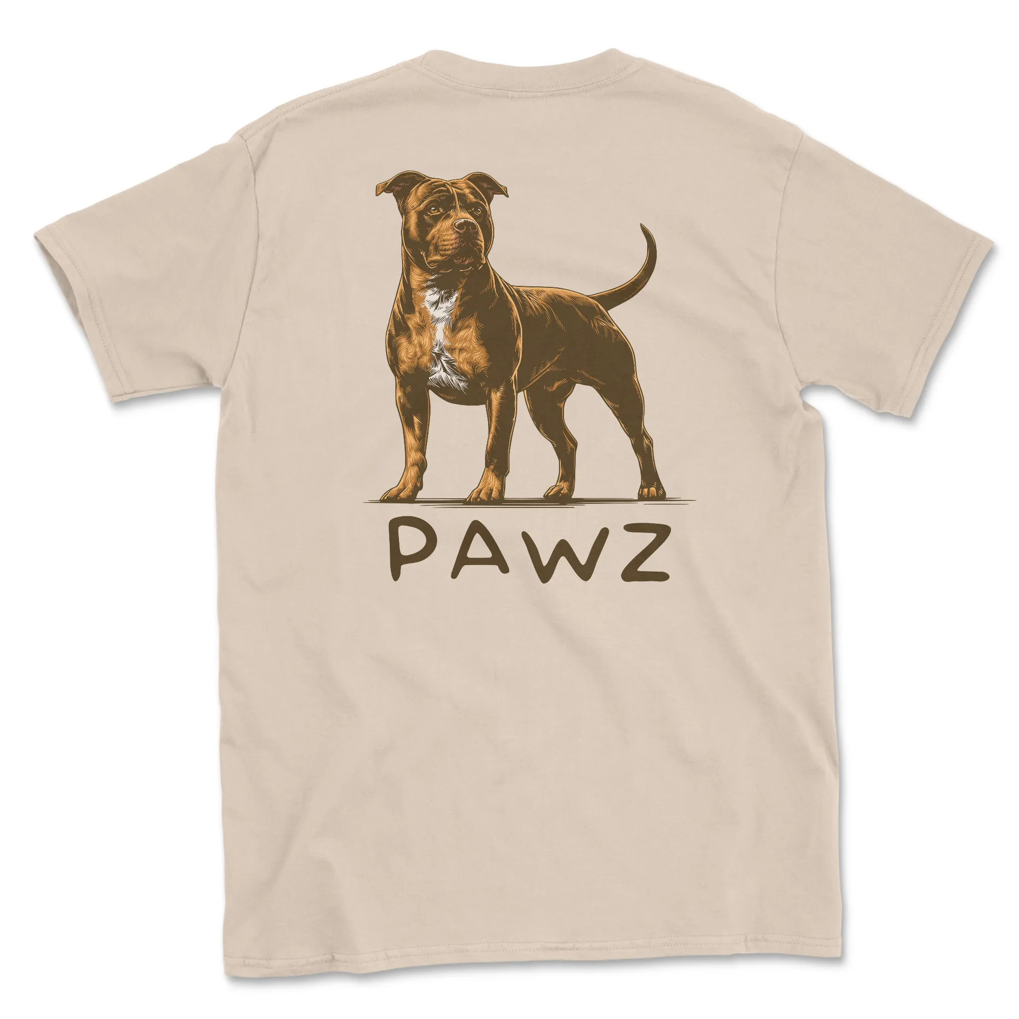 Pitbull (Adult Short Sleeve T-Shirt) sold by PAWZ