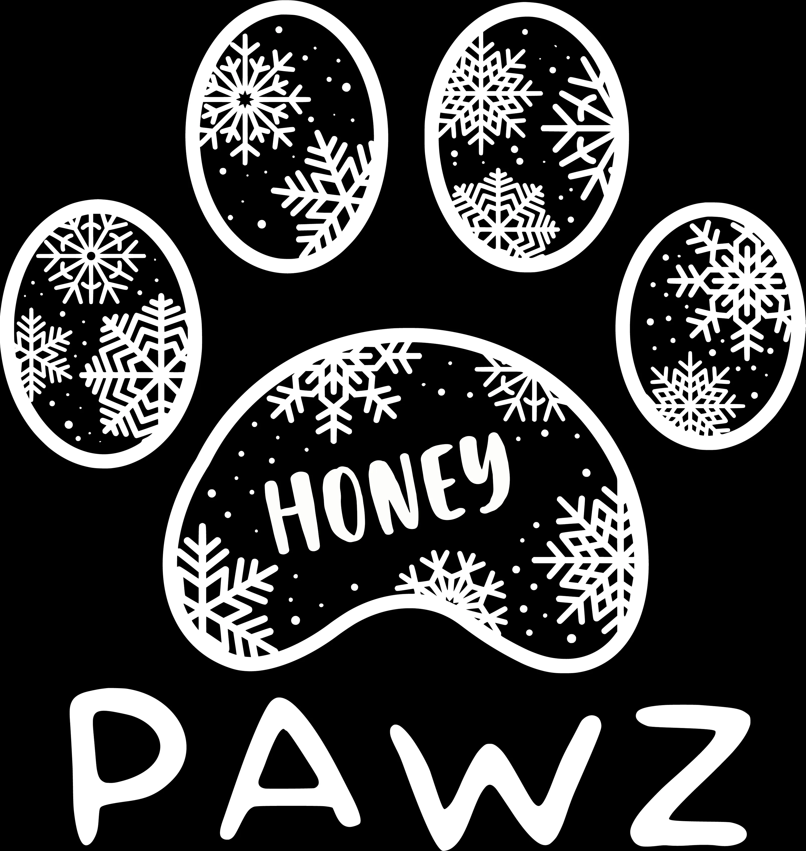 Honey Snowflake (Adult Hoodie) sold by PAWZ product image thumbnail 3