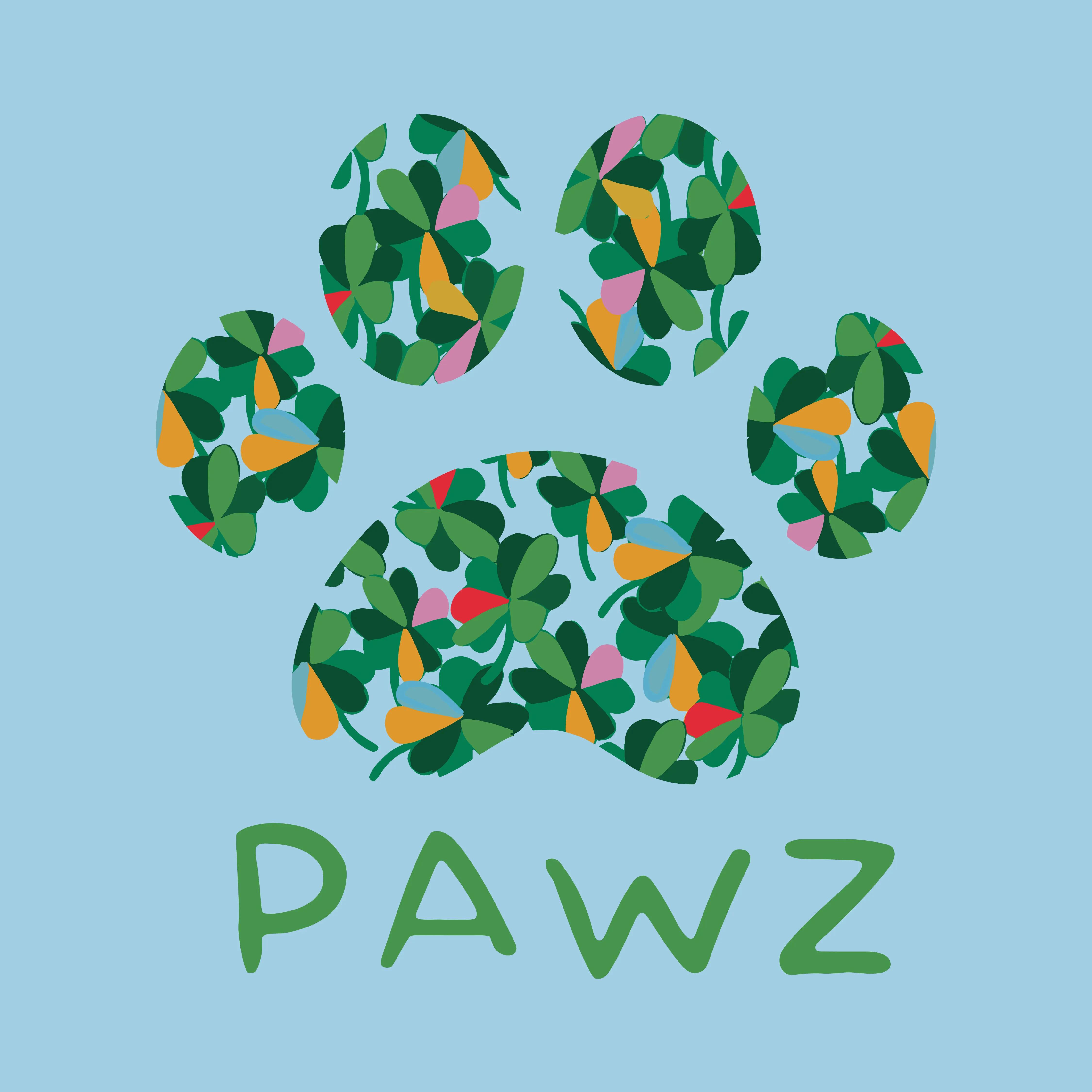 Mosaic Clover (Adult Hoodie) sold by PAWZ product image thumbnail 3