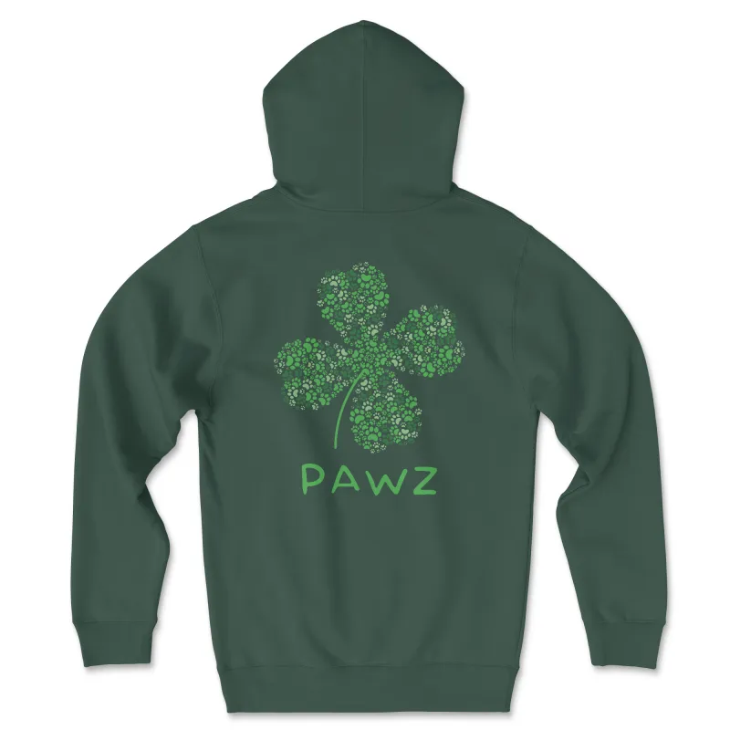 Pawz Shamrock (Adult Hoodie) sold by PAWZ