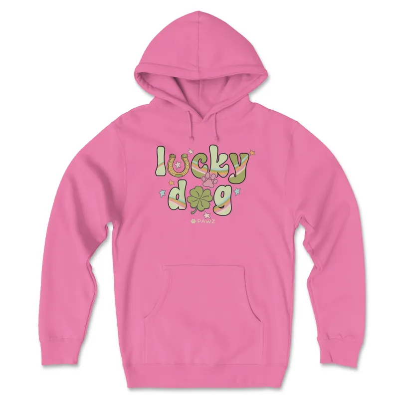 Lucky Dog - Front Print (Adult Hoodie) sold by PAWZ