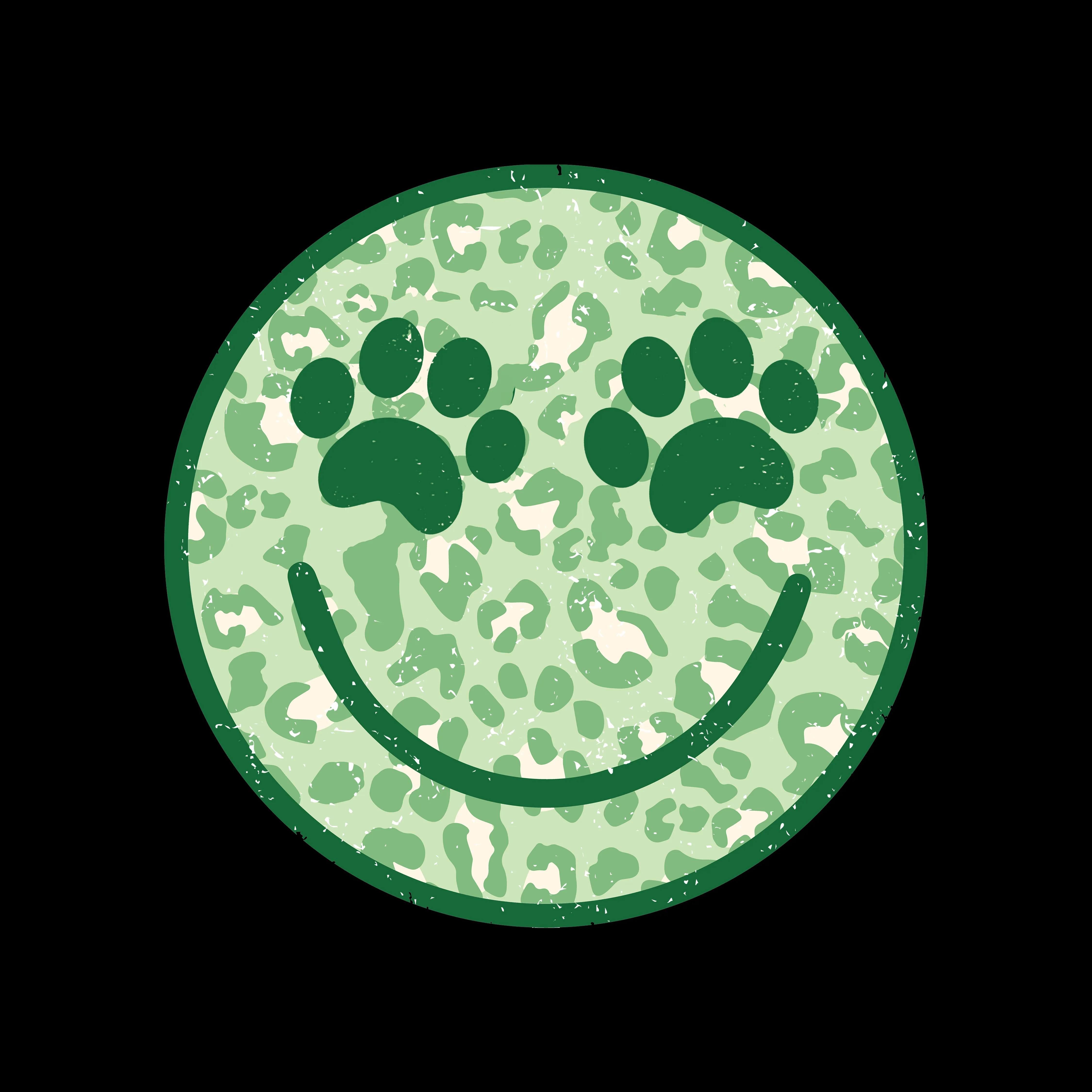 Leopard Smile - Front Print (Adult Short Sleeve T-Shirt) sold by PAWZ product image thumbnail 2