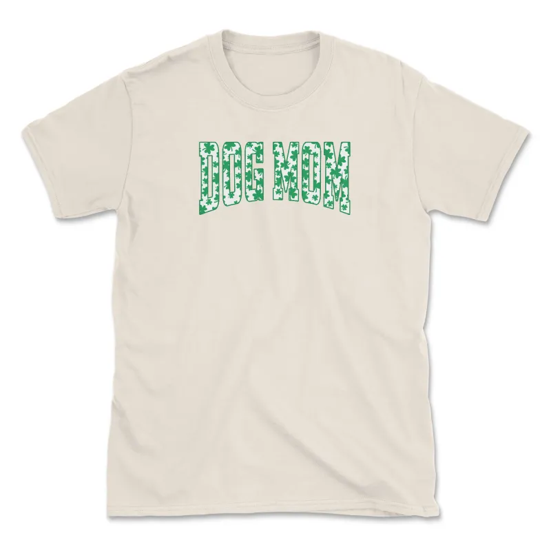 Dog Mom Clover - Front Print (Adult Short Sleeve T-Shirt) sold by PAWZ