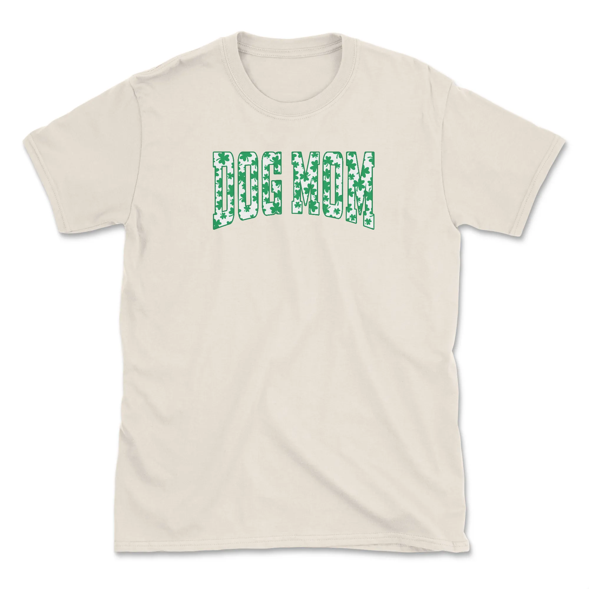 Dog Mom Clover - Front Print (Adult Short Sleeve T-Shirt) sold by PAWZ