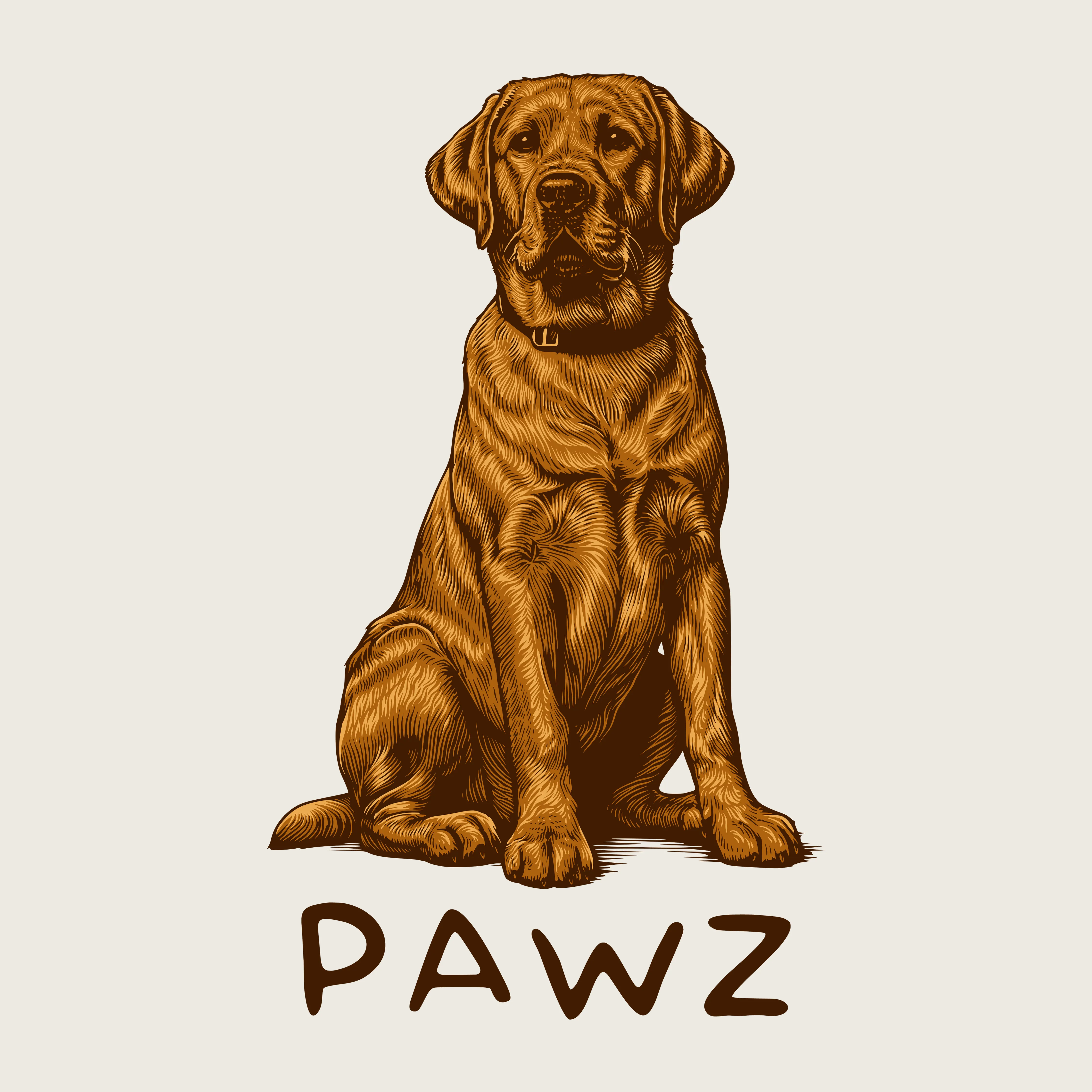 Yellow Labrador Retriever (Adult Hoodie) sold by PAWZ product image thumbnail 3
