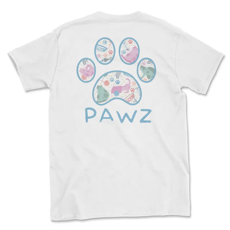 Playful Pawz (Adult Short Sleeve T-Shirt) sold by PAWZ
