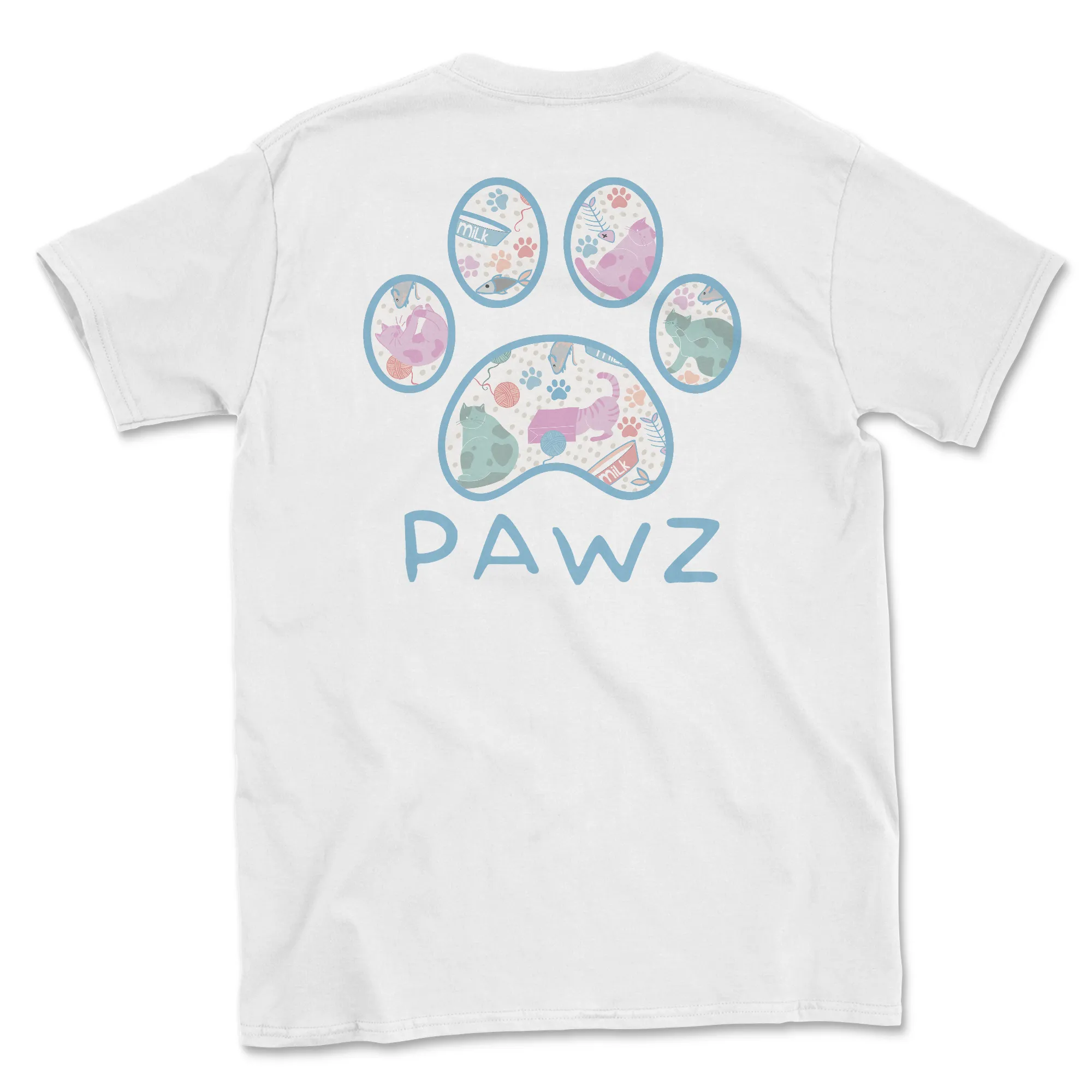 Playful Pawz (Adult Short Sleeve T-Shirt) sold by PAWZ