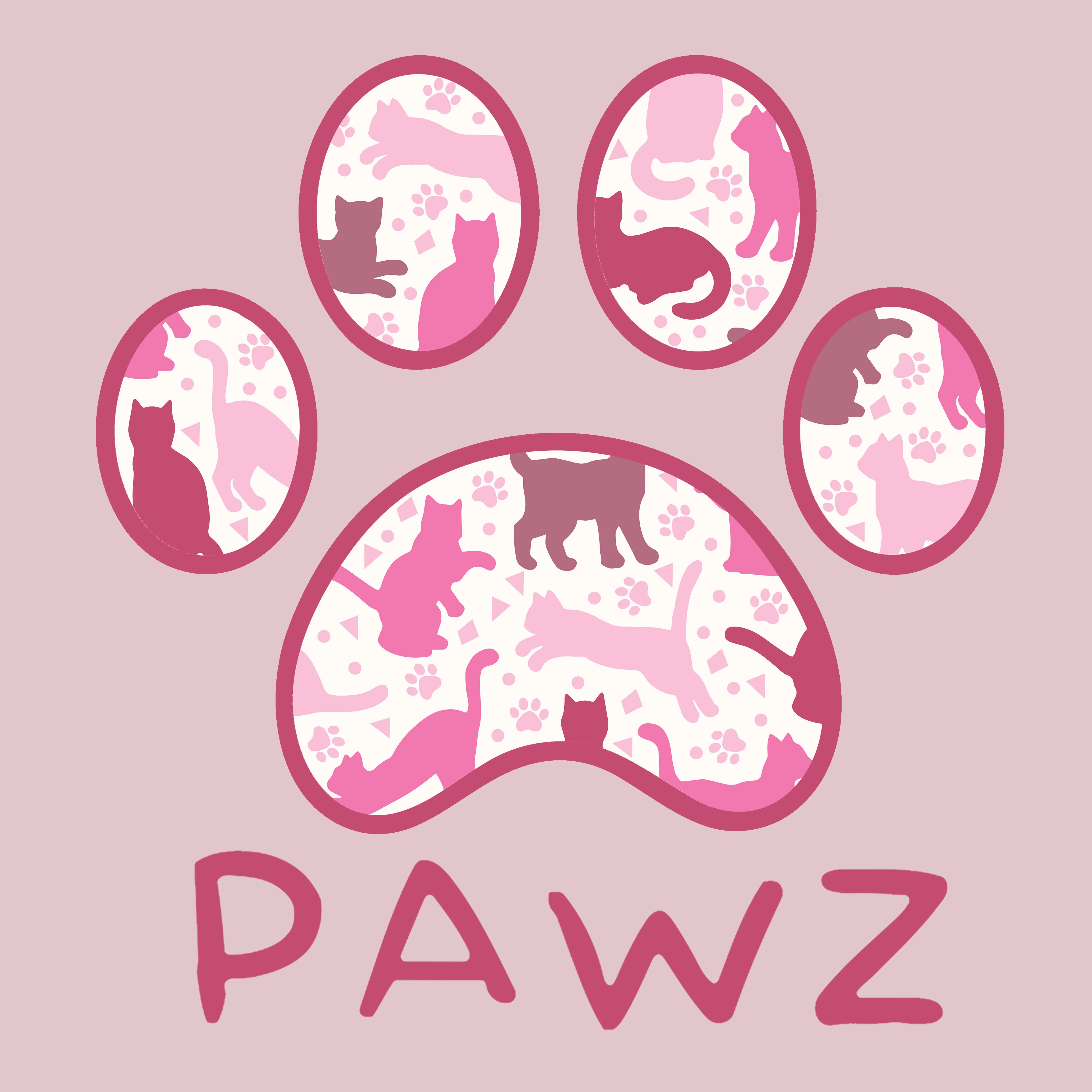 Affectionate Pawz (Adult Short Sleeve T-Shirt) sold by PAWZ product image thumbnail 3