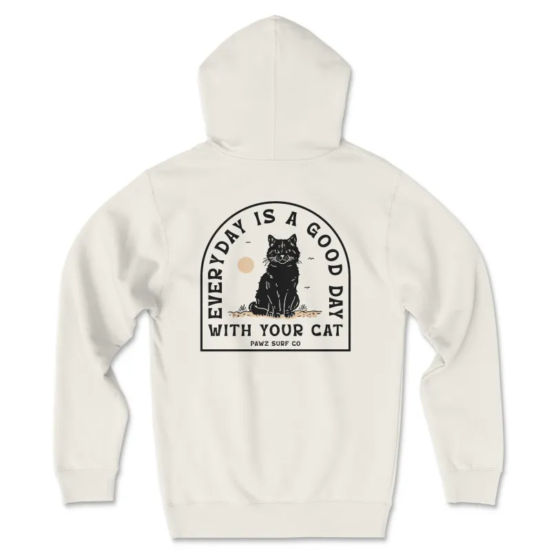 Good Day - Natural (Adult Hoodie) sold by PAWZ