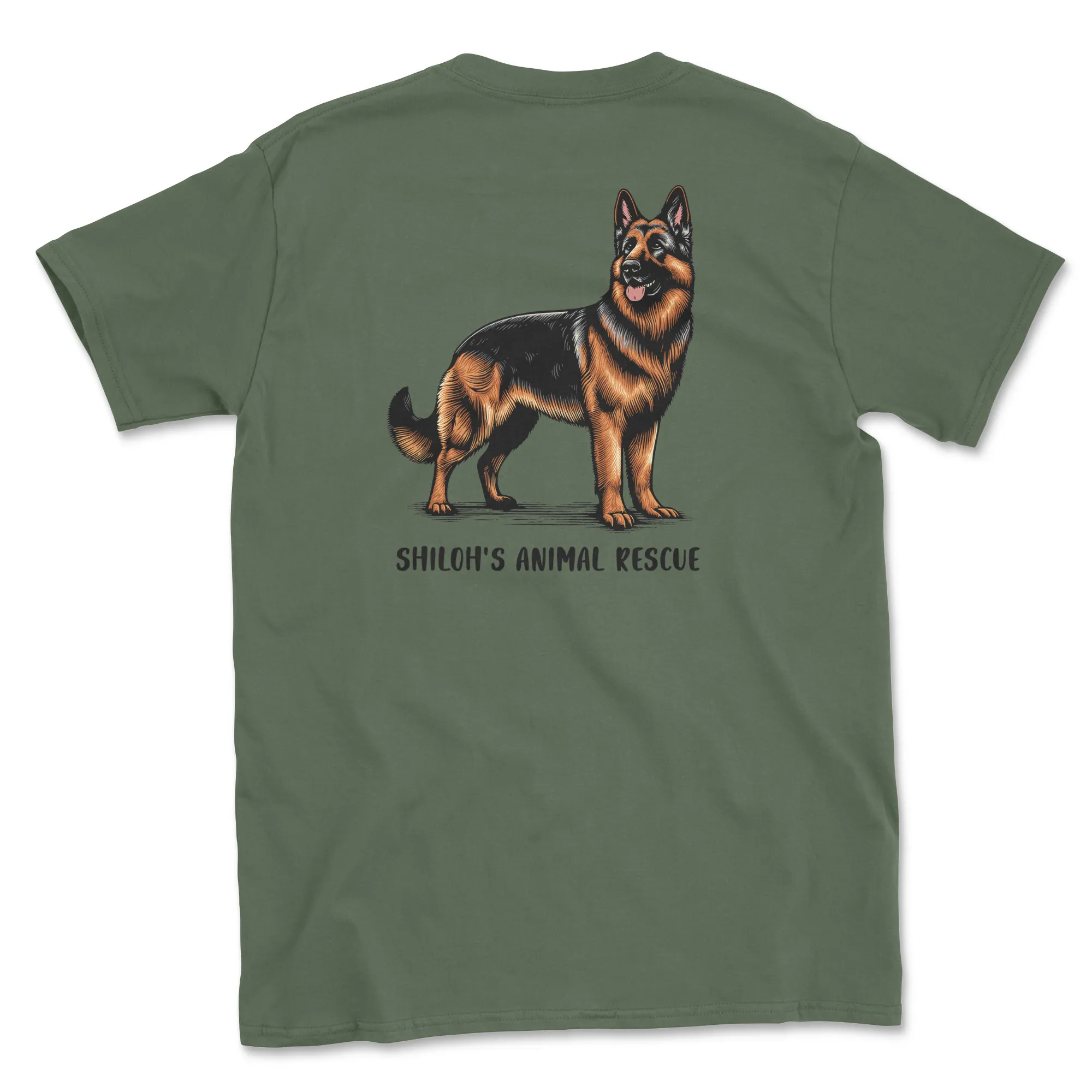 Shiloh's Shepherd (Adult Short Sleeve T-Shirt) sold by PAWZ