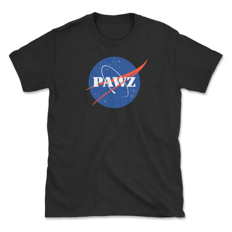 Pawz Logo - Front Print (Adult Short Sleeve T-Shirt) sold by PAWZ