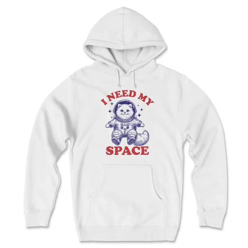 I Need My Space - Front Print (Adult Hoodie) sold by PAWZ