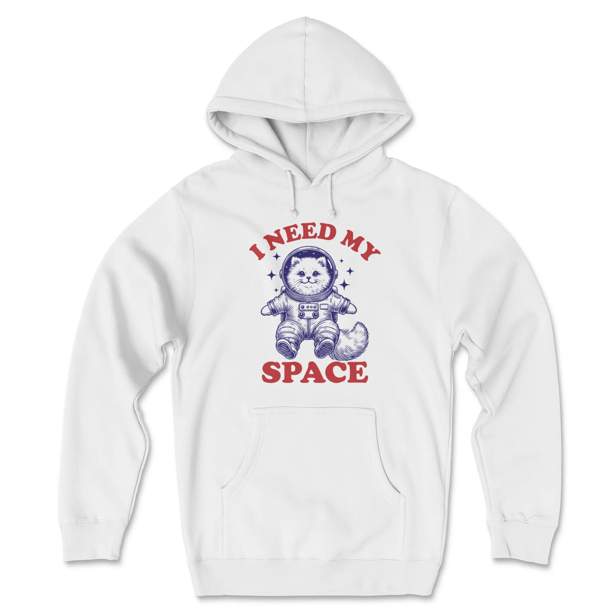 I Need My Space - Front Print (Adult Hoodie) sold by PAWZ