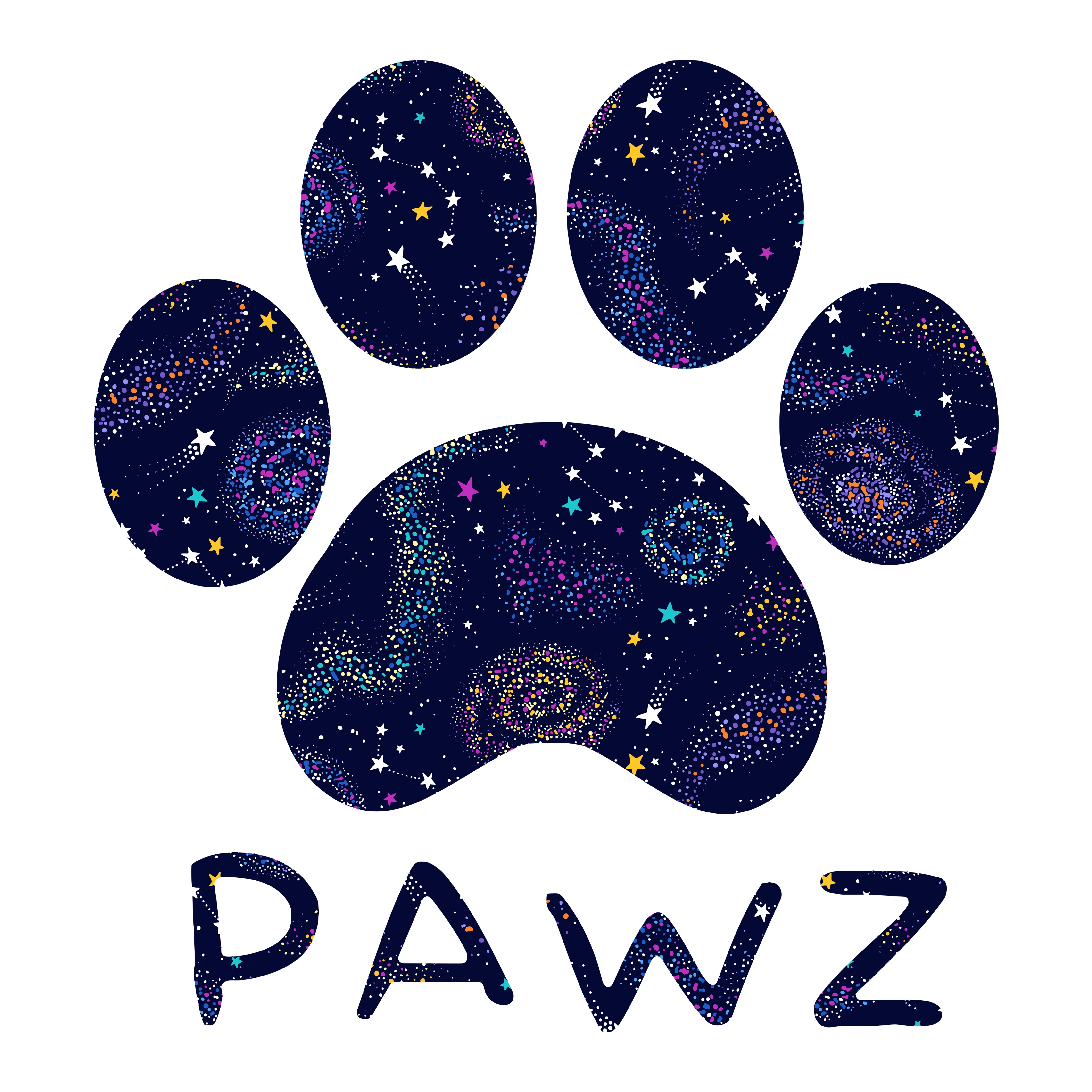 Interstellar Pawz (Adult Short Sleeve T-Shirt) sold by PAWZ product image thumbnail 3