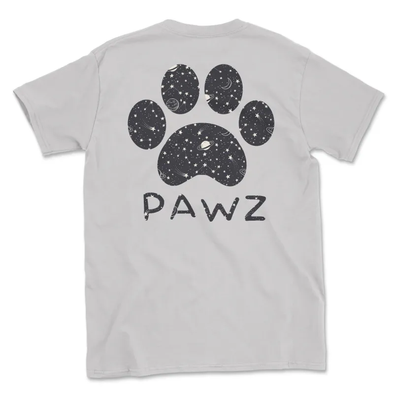 Galactic Pawz (Adult Short Sleeve T-Shirt) made by PAWZ