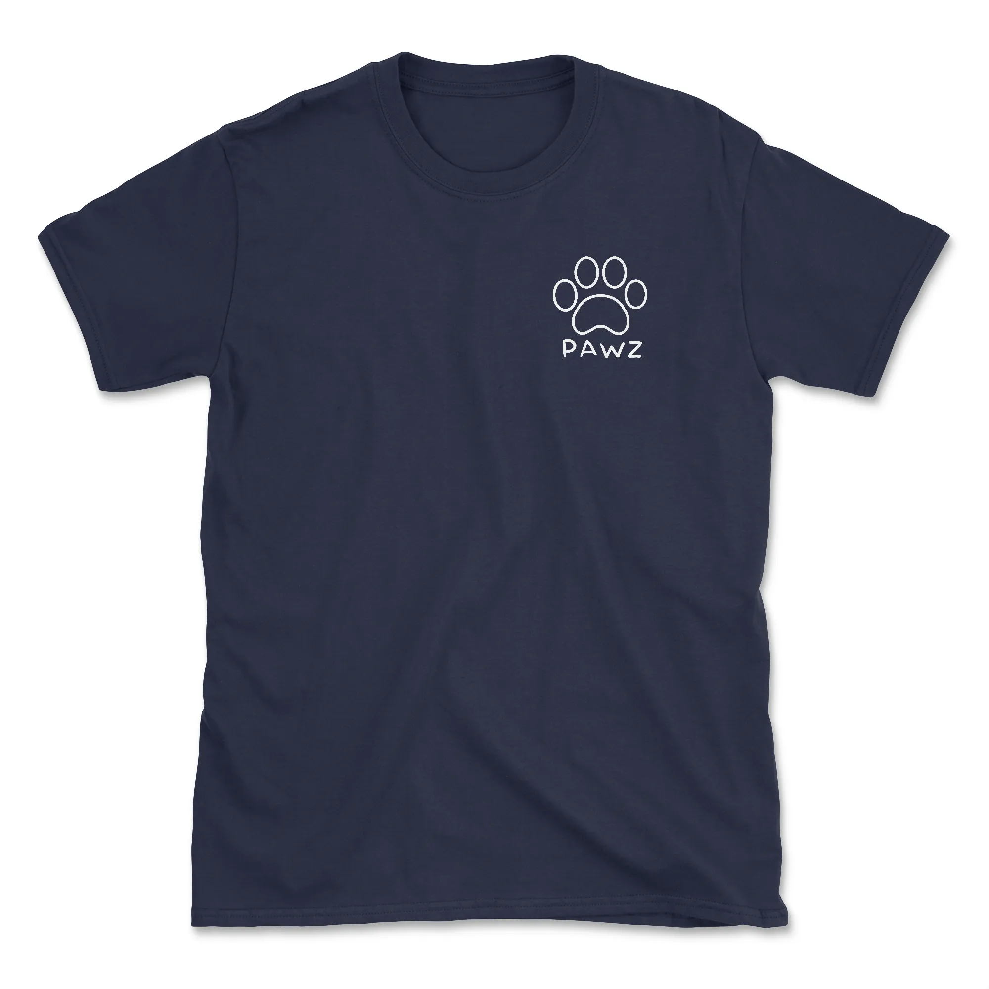Starry Night - Navy (Adult Short Sleeve T-Shirt) sold by PAWZ product image thumbnail 2