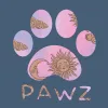 Lunar Pawz - Indigo (Adult Short Sleeve T-Shirt) sold by PAWZ