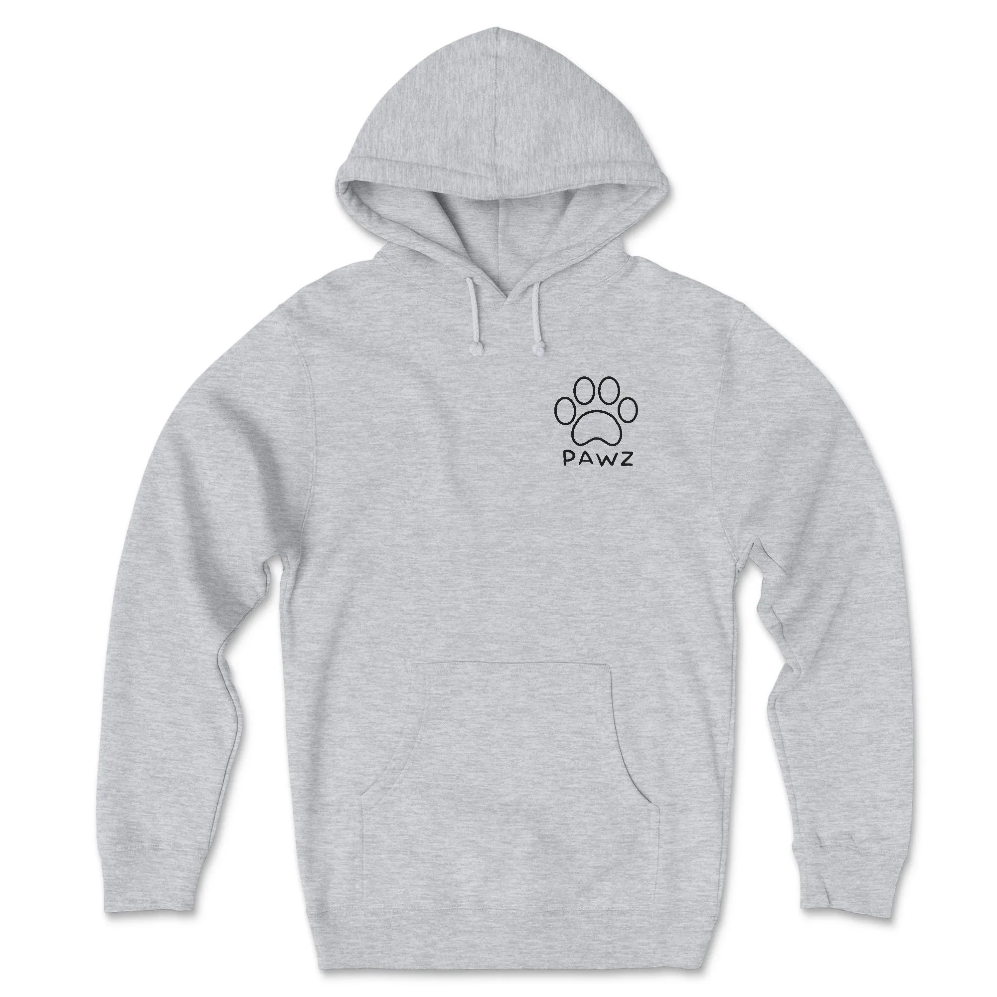 Salty Pawz White/Grey - Sports Grey (Adult Hoodie) sold by PAWZ product image thumbnail 2