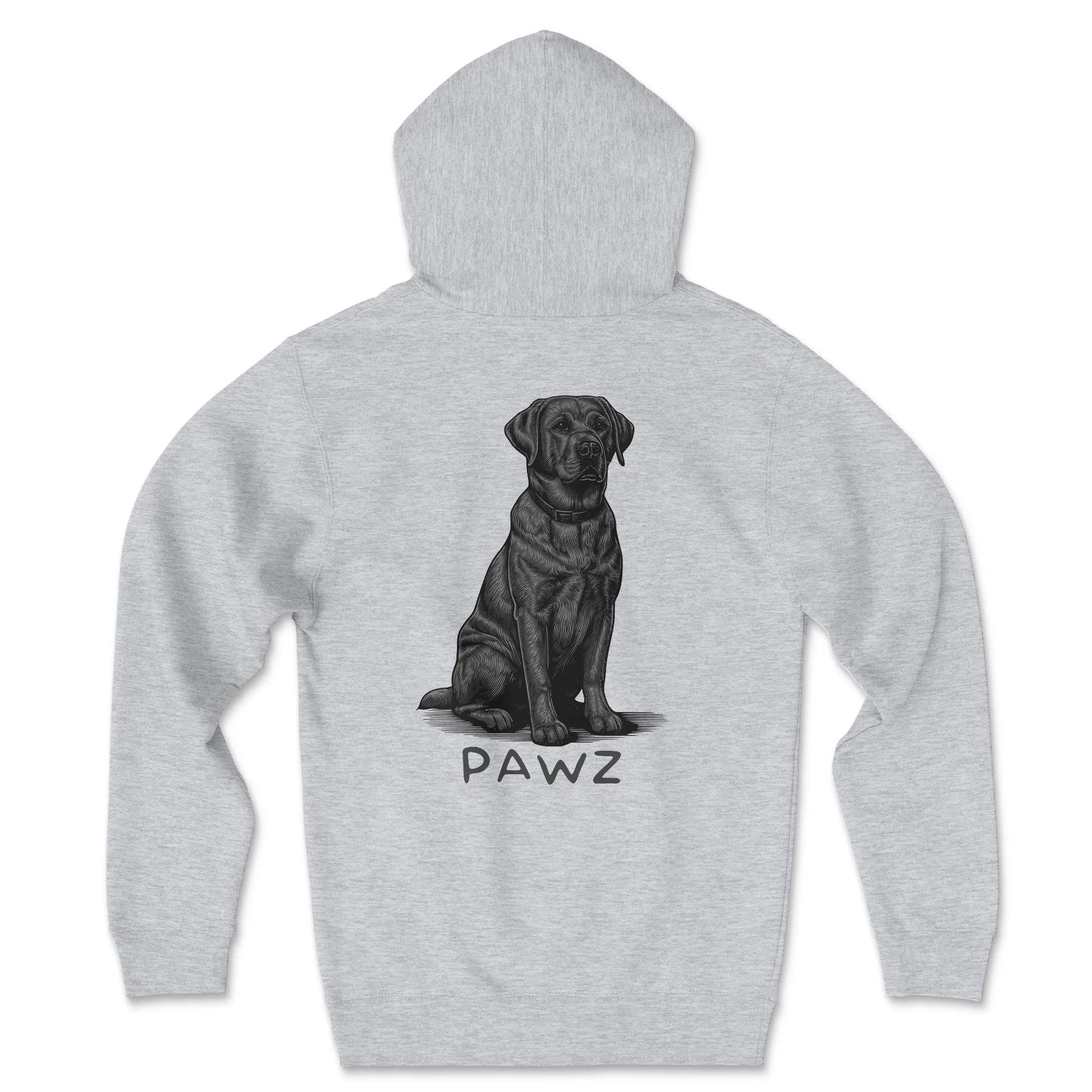 Black Labrador Retriever (Adult Hoodie) sold by PAWZ