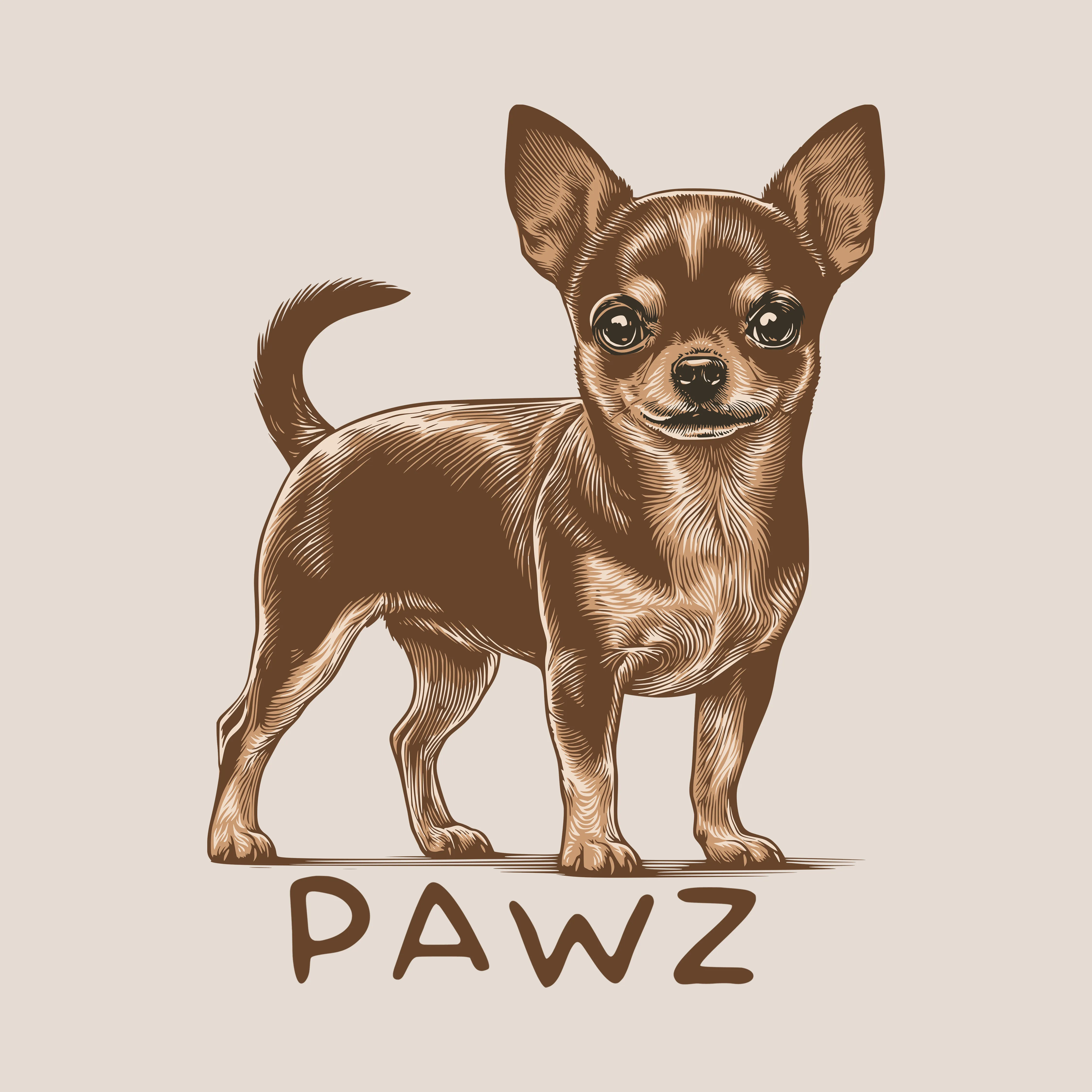 Chihuahua (Adult Hoodie) sold by PAWZ product image thumbnail 3