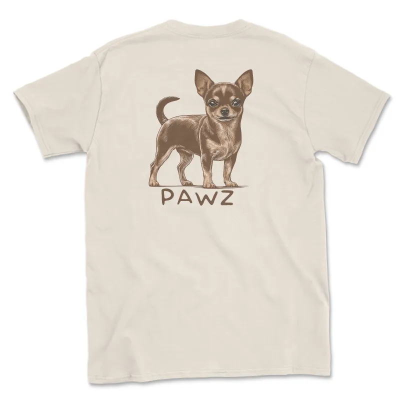 Chihuahua (Adult Short Sleeve T-Shirt) sold by PAWZ