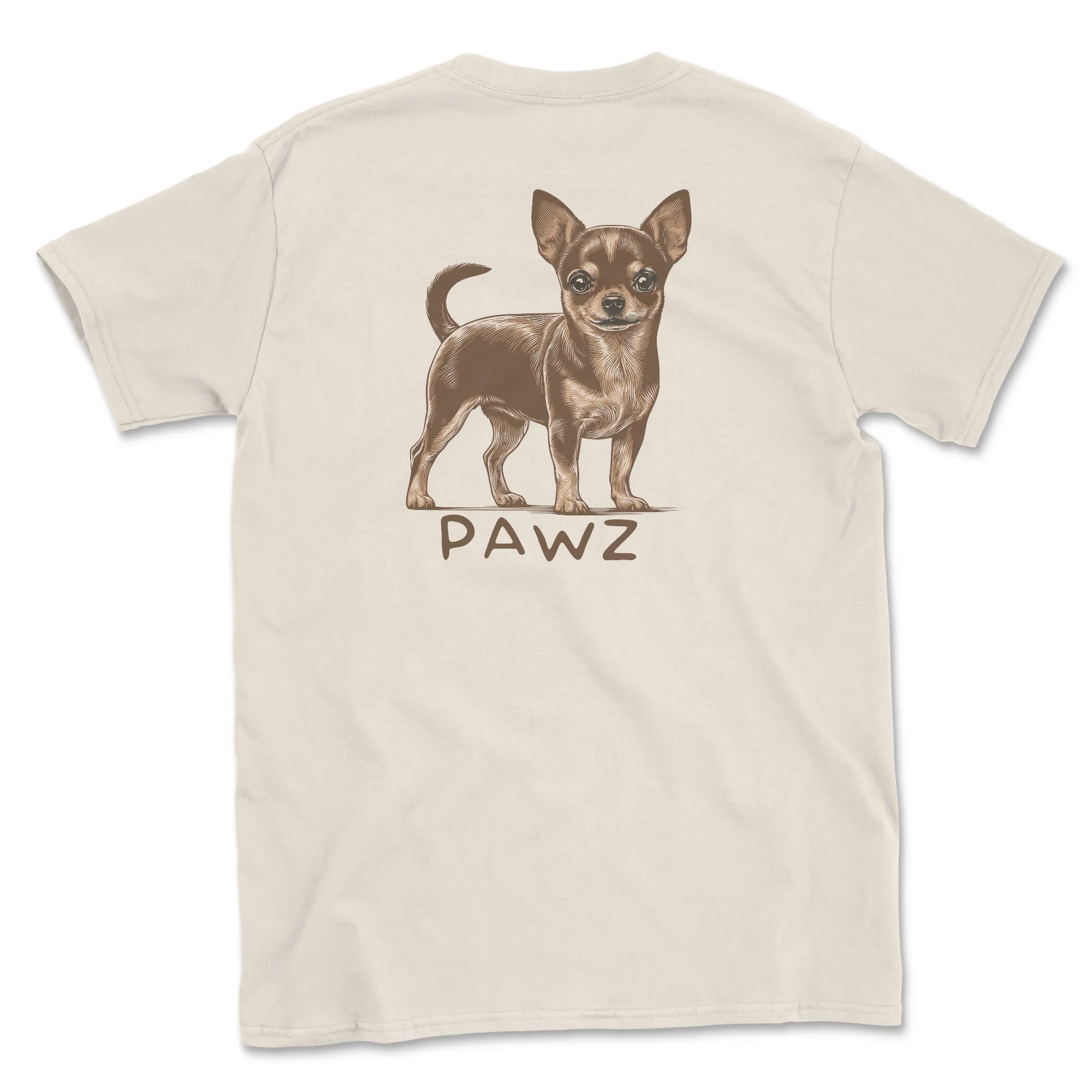 Chihuahua (Adult Short Sleeve T-Shirt) sold by PAWZ