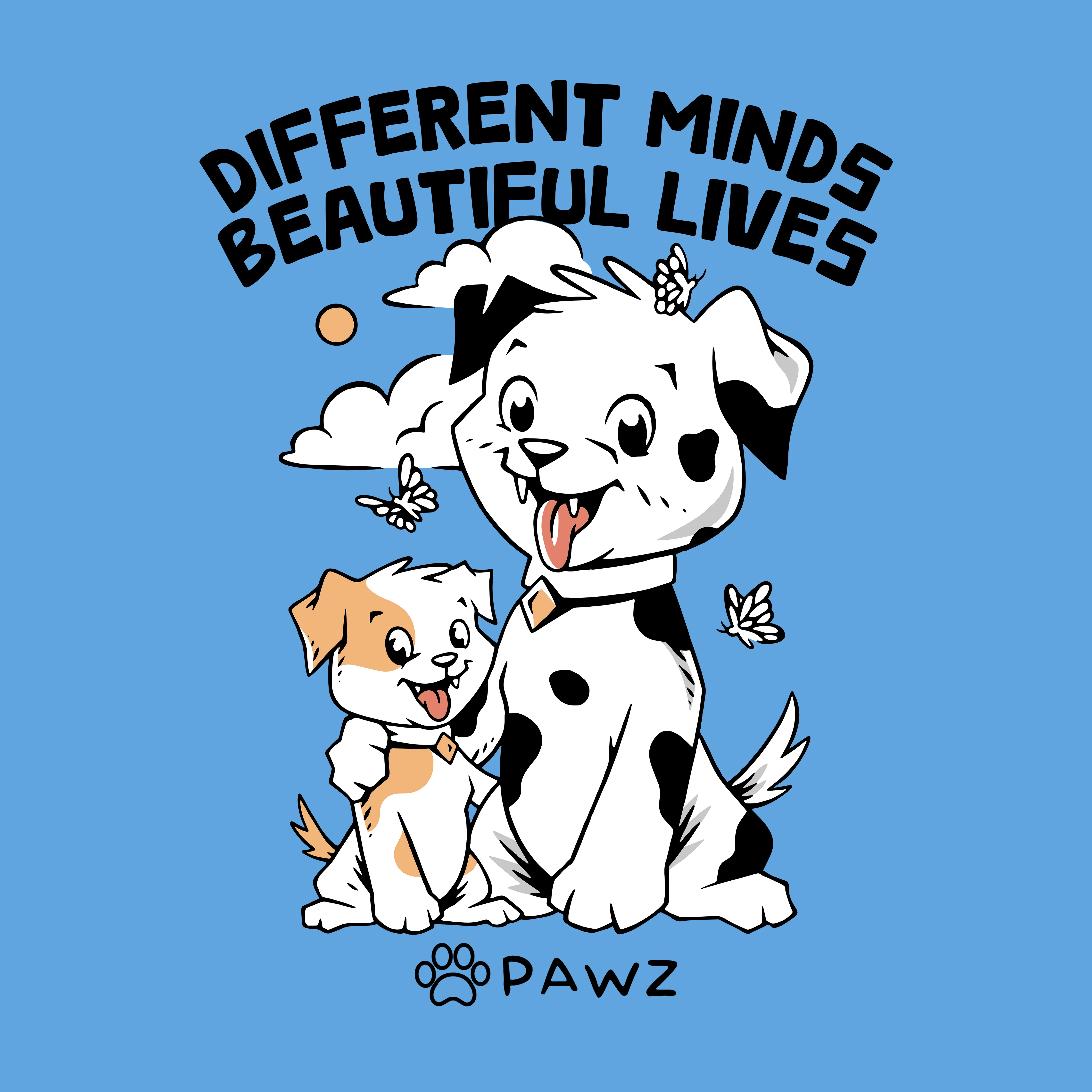 Beautiful Lives (Adult Short Sleeve T-Shirt) sold by PAWZ product image thumbnail 3