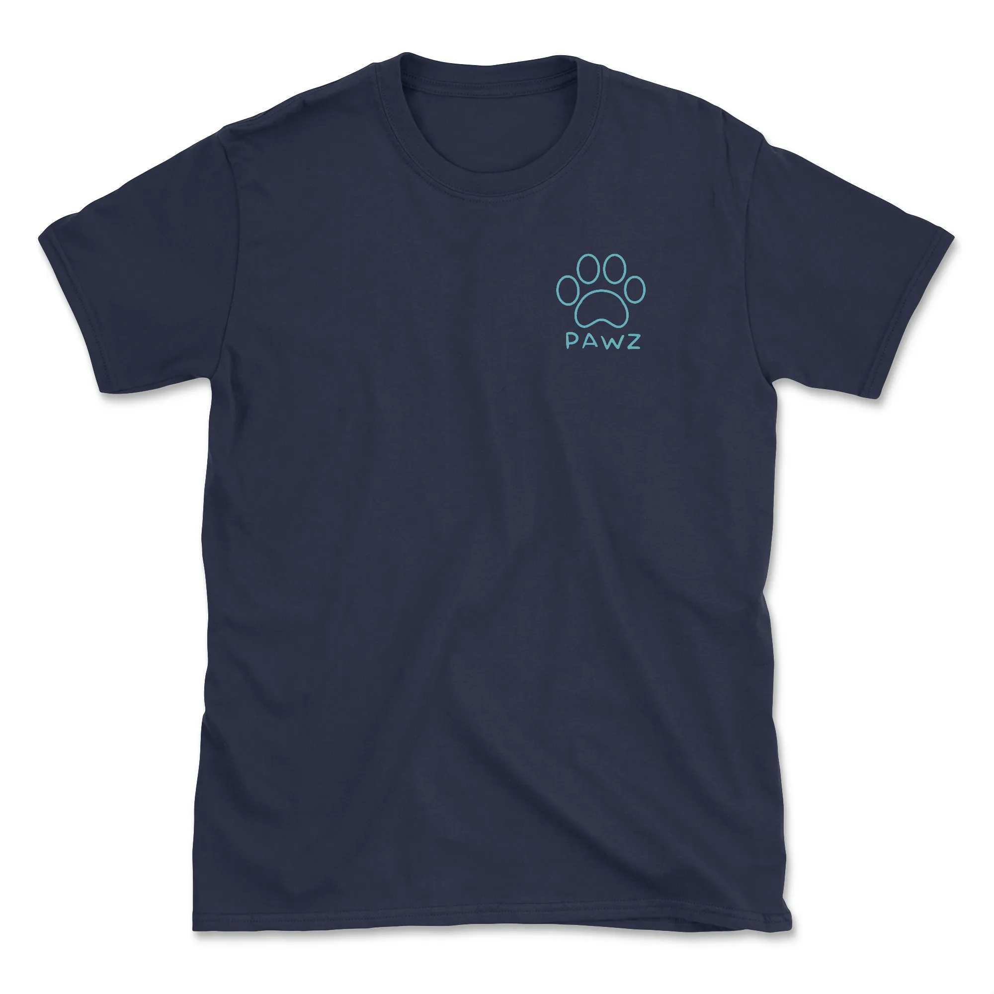 Waves of Blue (Adult Short Sleeve T-Shirt) sold by PAWZ product image thumbnail 2