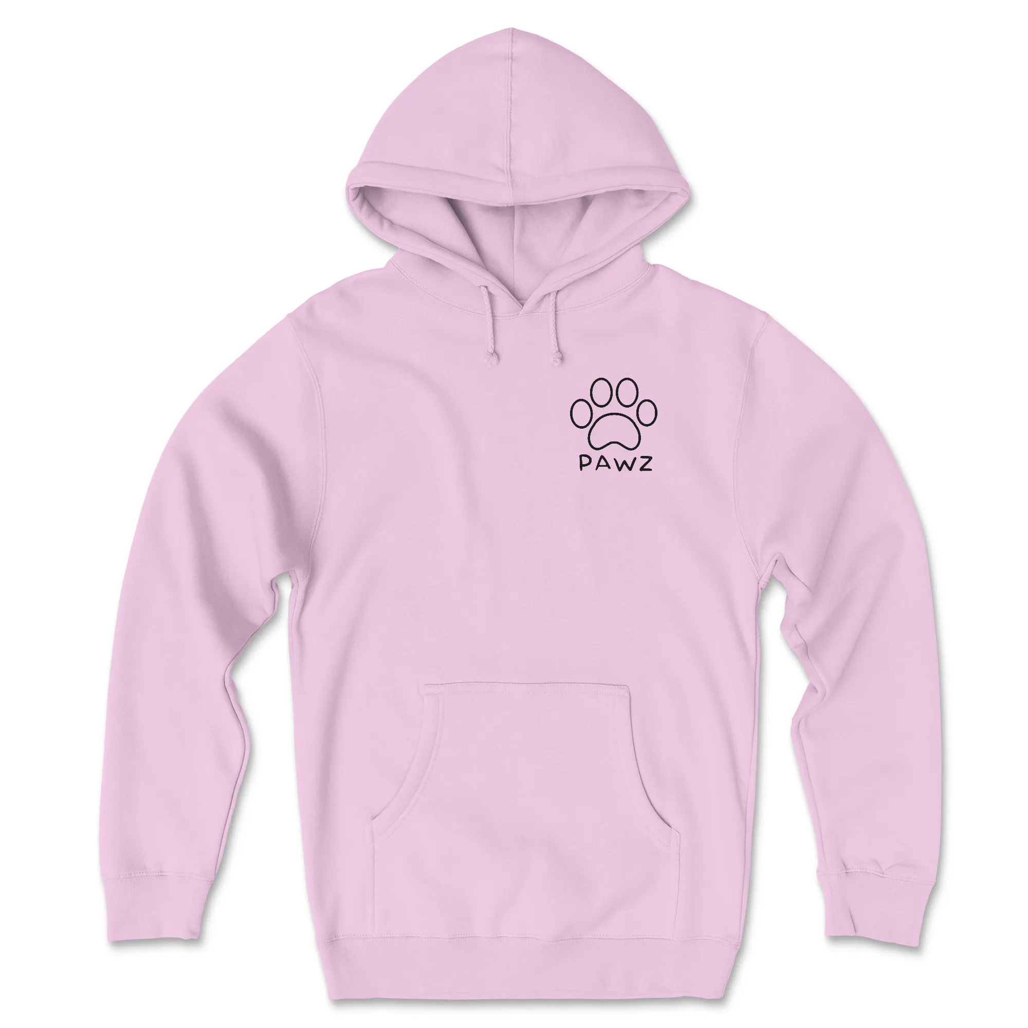 Puppy Positivity - Light Pink (Adult Hoodie) sold by PAWZ product image thumbnail 2