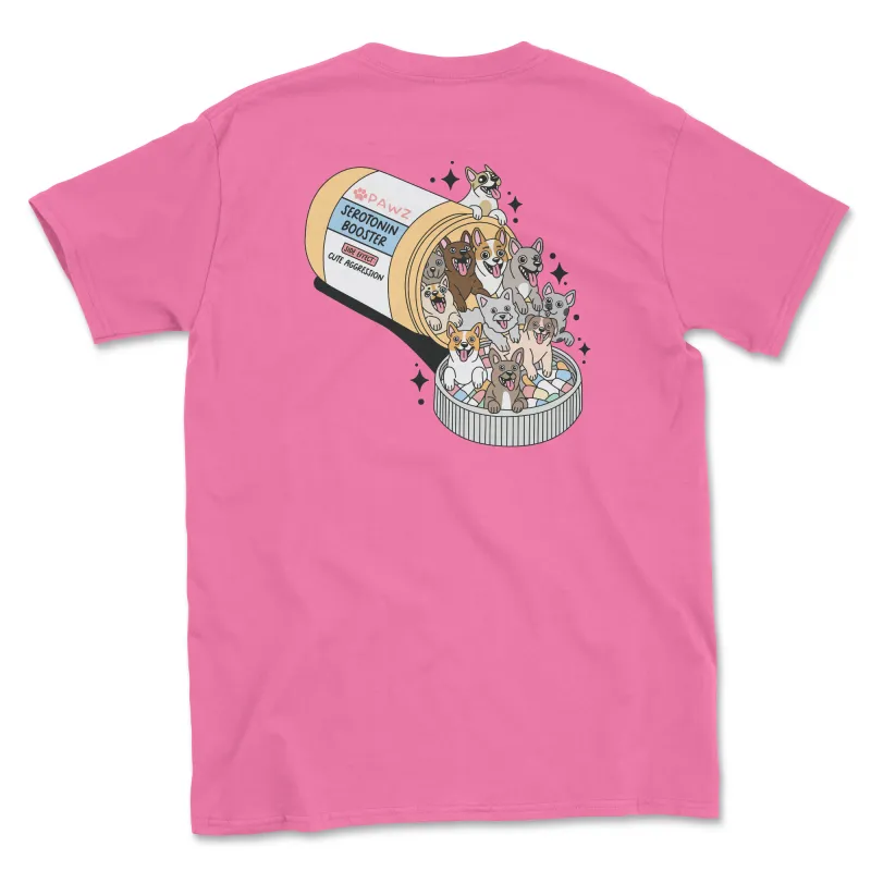 Serotonin Pawz (Adult Short Sleeve T-Shirt) sold by PAWZ