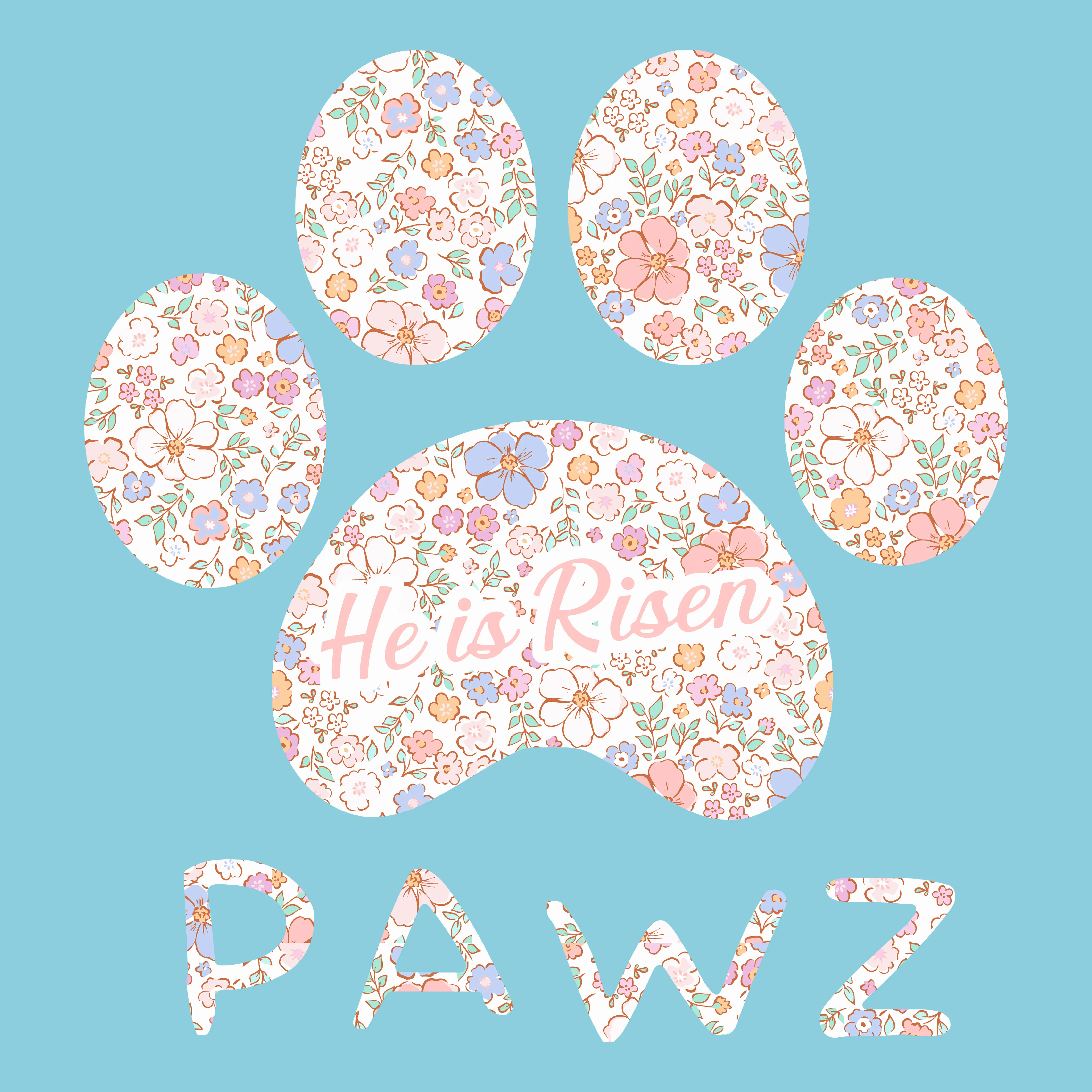 He Is Risen (Adult Short Sleeve T-Shirt) sold by PAWZ product image thumbnail 3