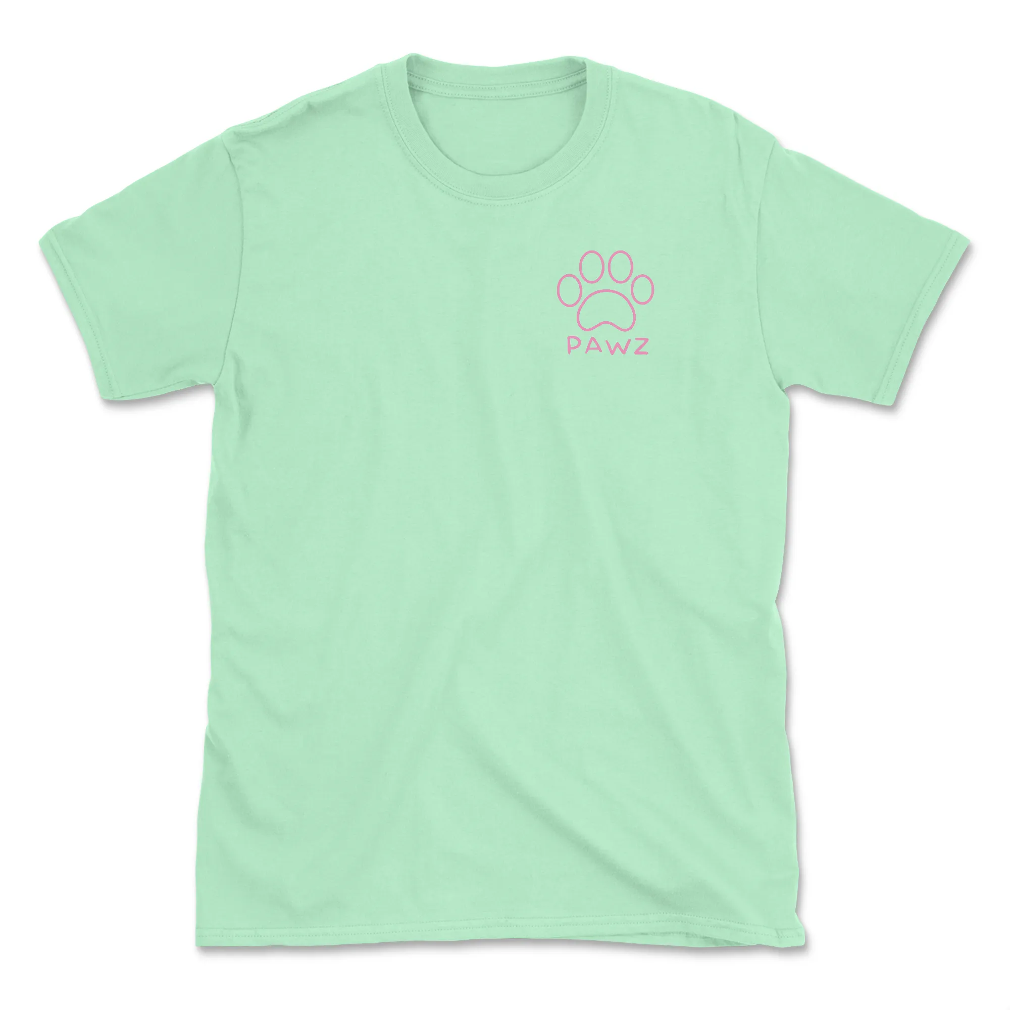 Pastel Pawz - Mint (Adult Short Sleeve T-Shirt) sold by PAWZ product image thumbnail 2