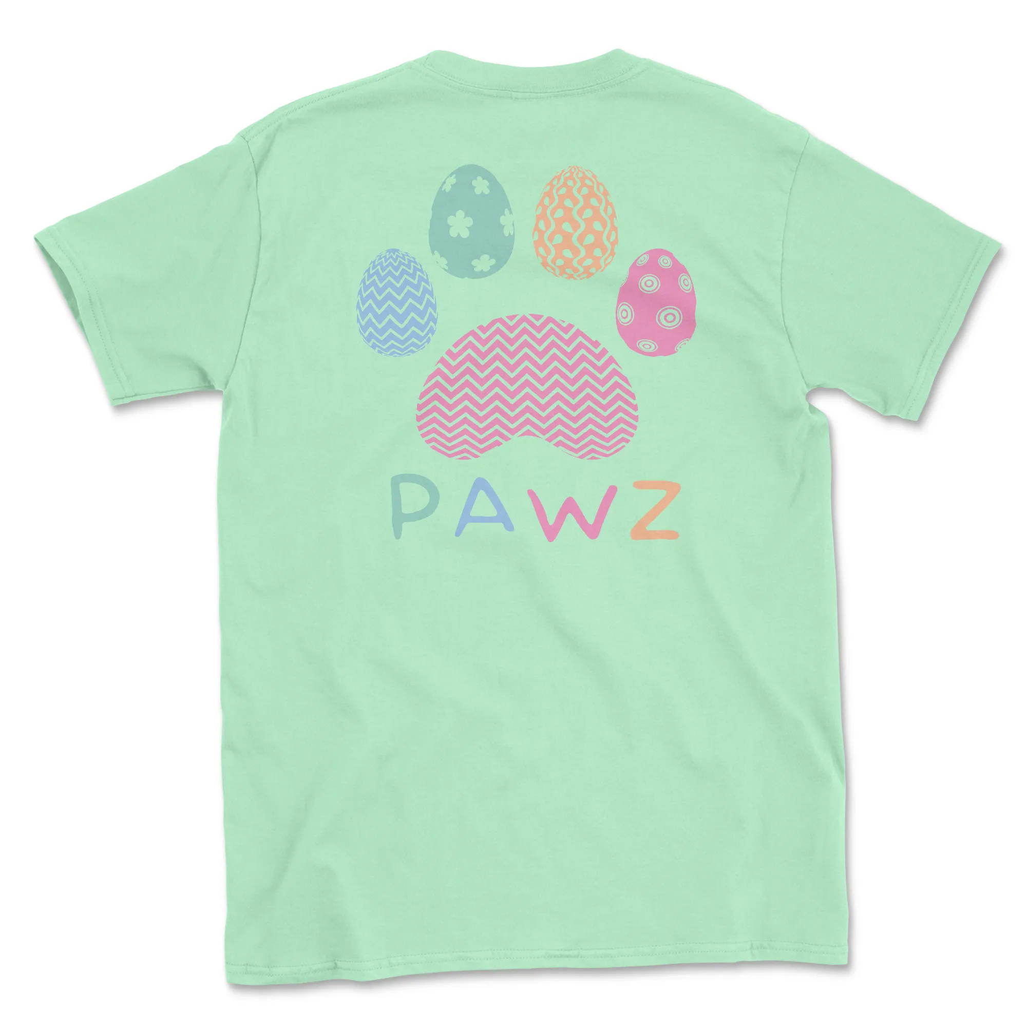 Pastel Pawz - Mint (Adult Short Sleeve T-Shirt) sold by PAWZ