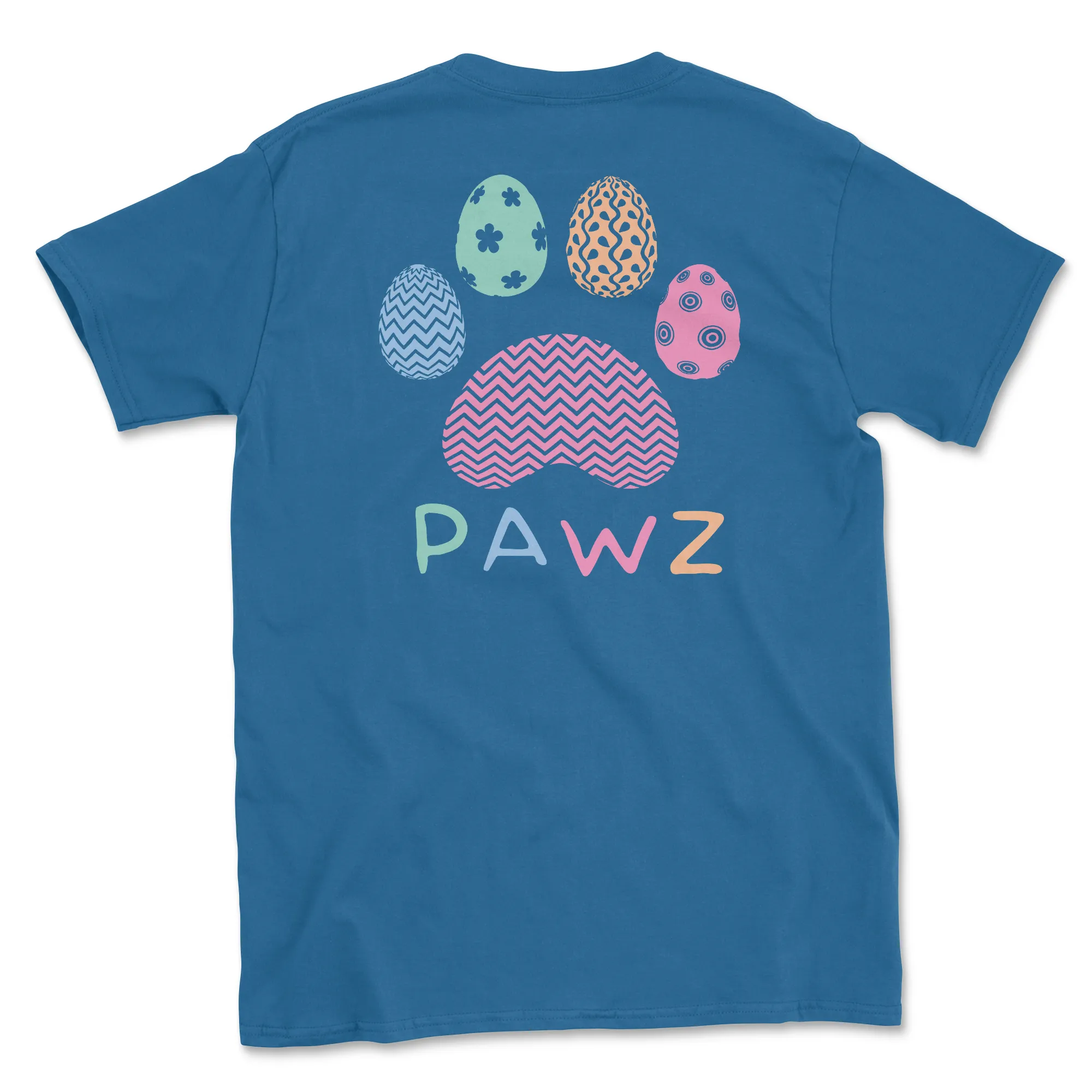Pastel Pawz - Sapphire (Adult Short Sleeve T-Shirt) sold by PAWZ