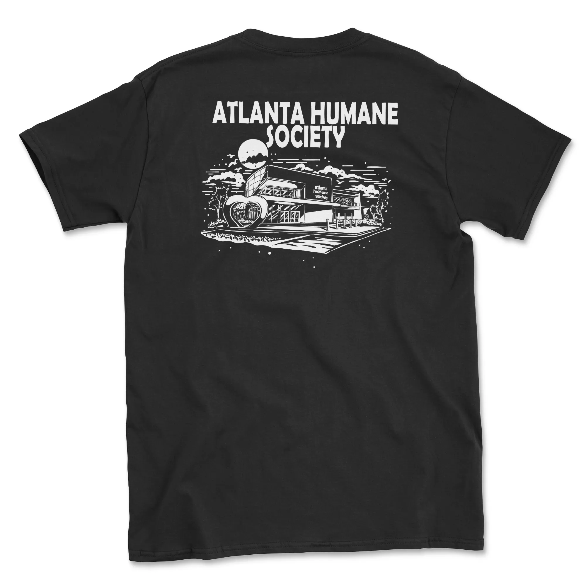 Arthur M. Blank Animal Center (Atlanta Humane Society) (Back Print) (Adult Short Sleeve T-Shirt) (Copy) sold by PAWZ